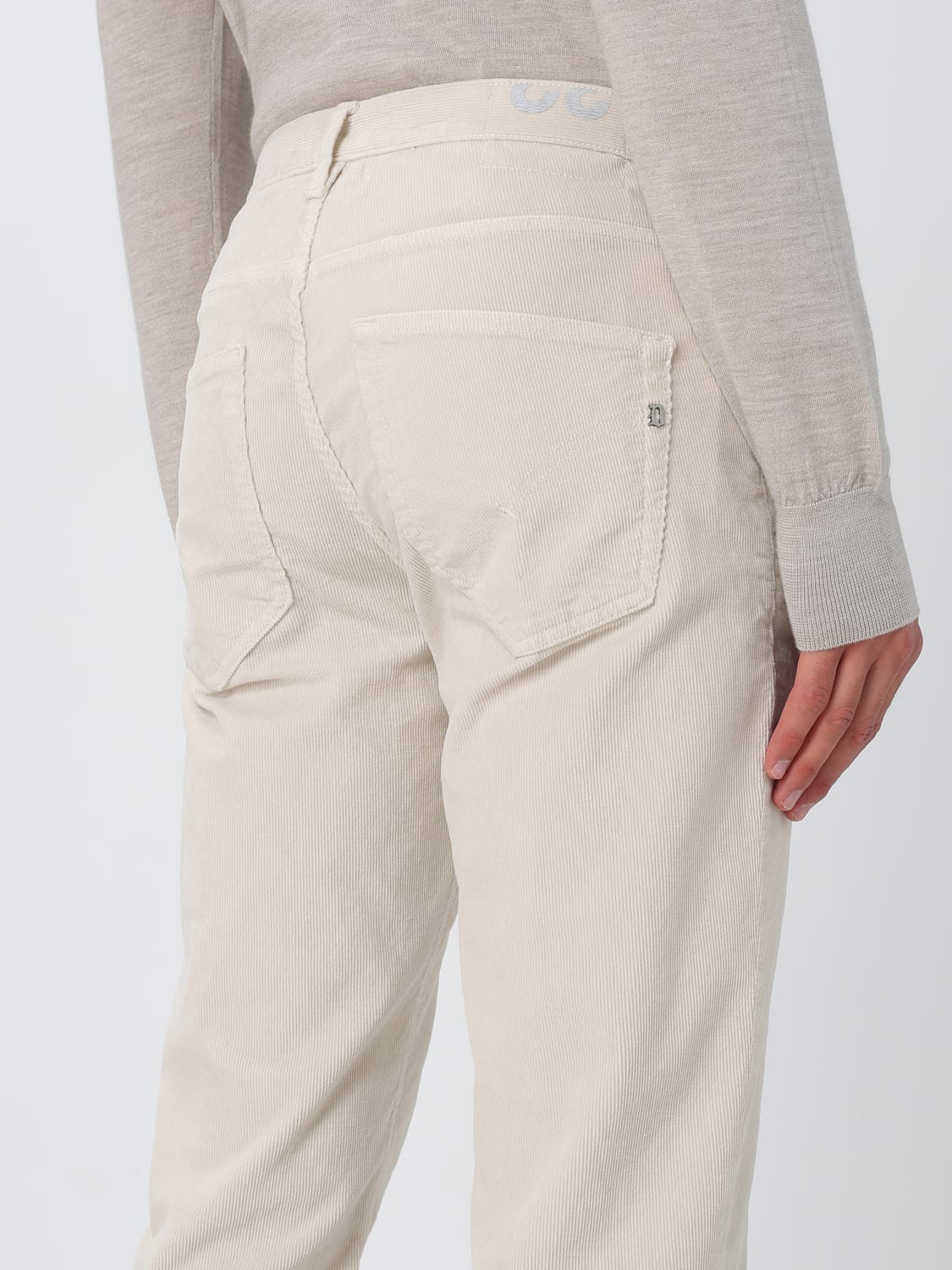DONDUP PANTS: Pants men Dondup, White - Img 3