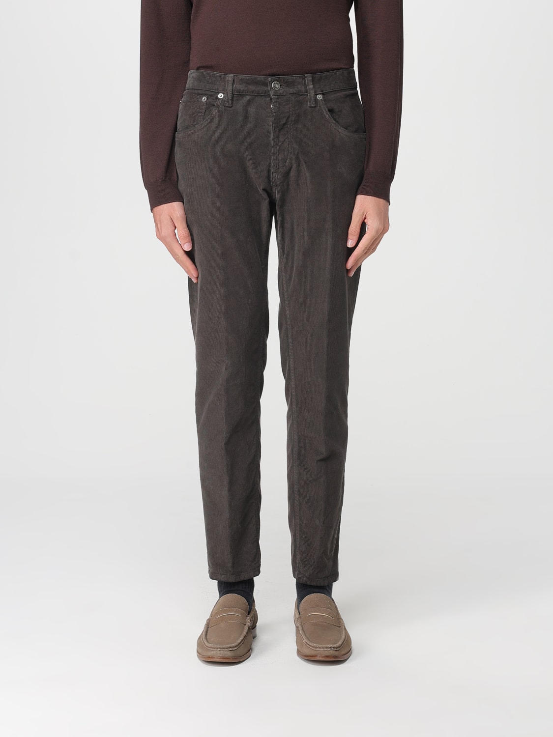 DONDUP PANTS: Pants men Dondup, Brown - Img 1