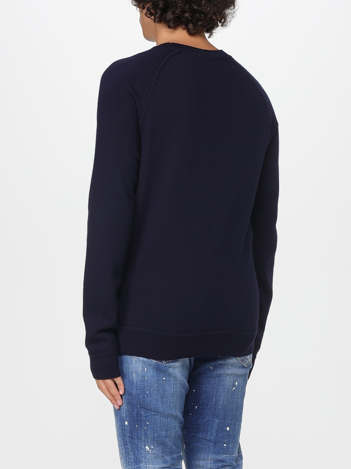 DSQUARED2 SWEATER: Sweater men Dsquared2, Blue - Img 2