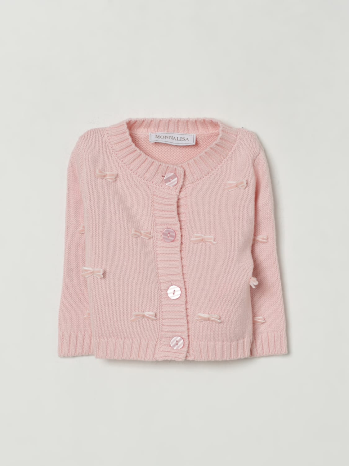 MONNALISA SWEATER: Sweater kids Monnalisa, Pink - Img 1