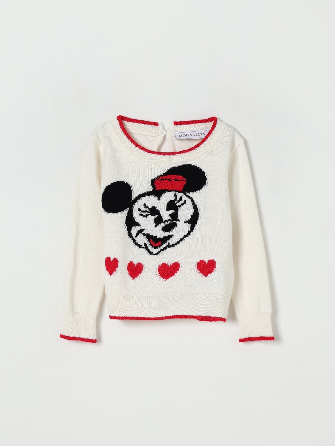 MONNALISA PULL: Pull enfant Monnalisa, Jaune Crème - Img 1