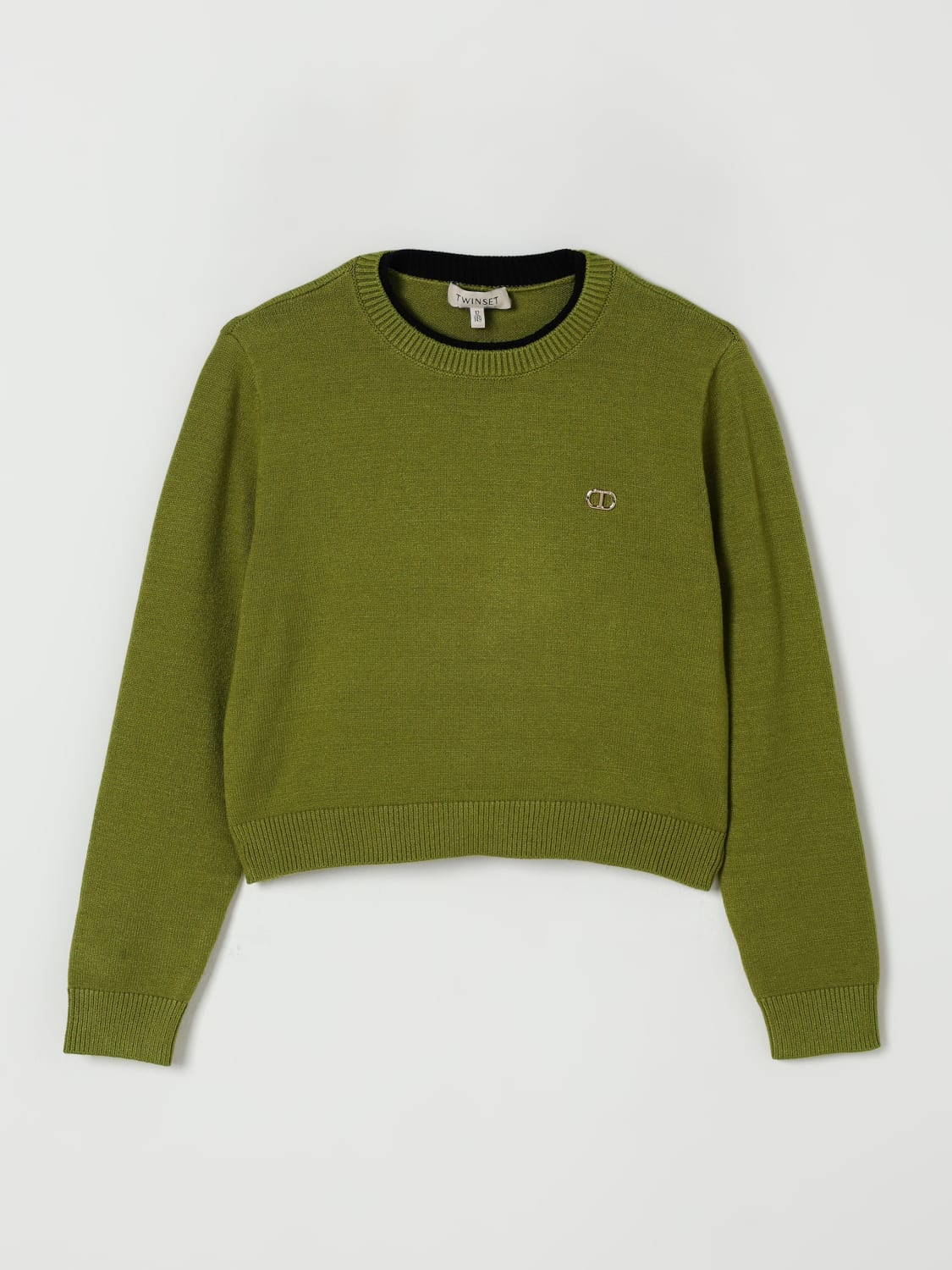 TWINSET 毛衣: 毛衣 儿童 Twinset, 绿色 - Img 1