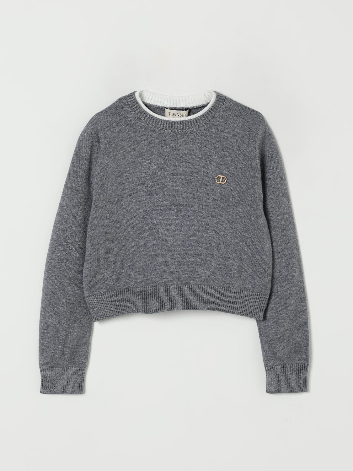TWINSET PULLOVER: Pullover kinder Twinset, Grau - Img 1