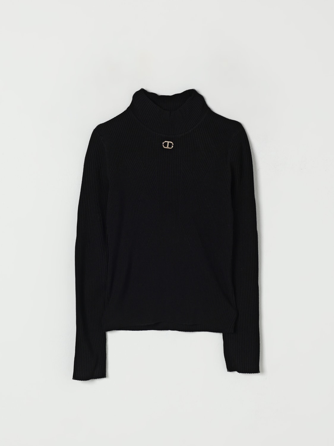 TWINSET PULLOVER: Pullover kinder Twinset, Schwarz - Img 1