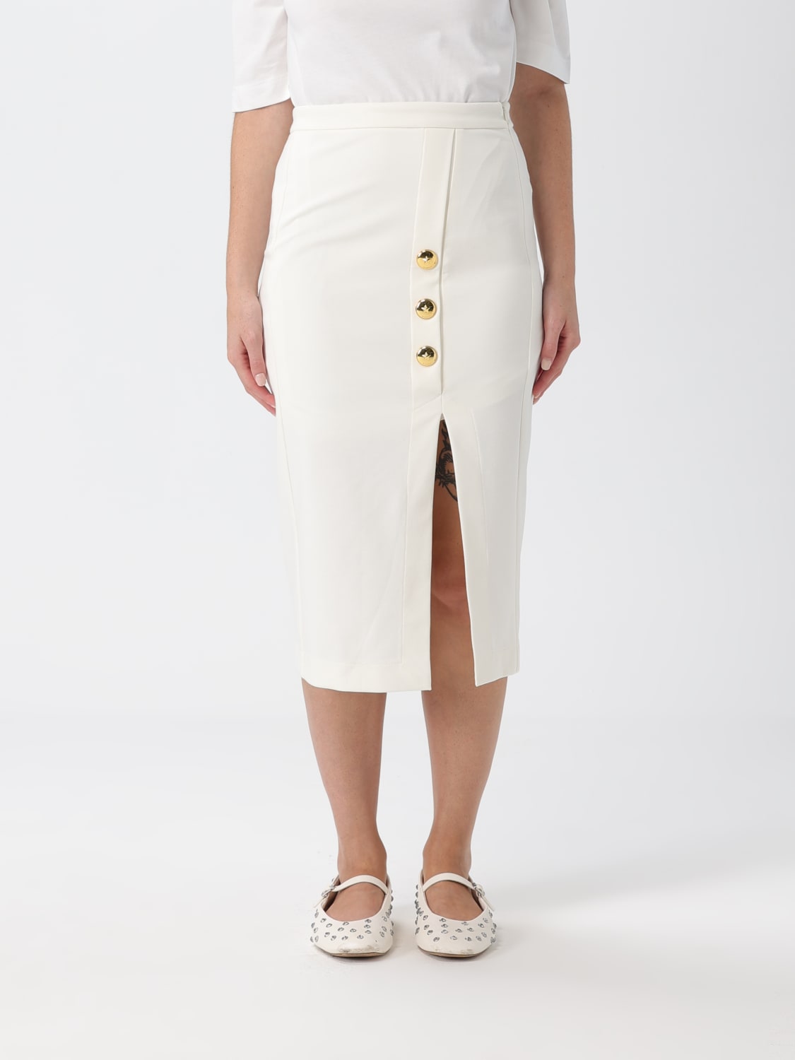 PINKO SKIRT: Skirt woman Pinko, White - Img 1