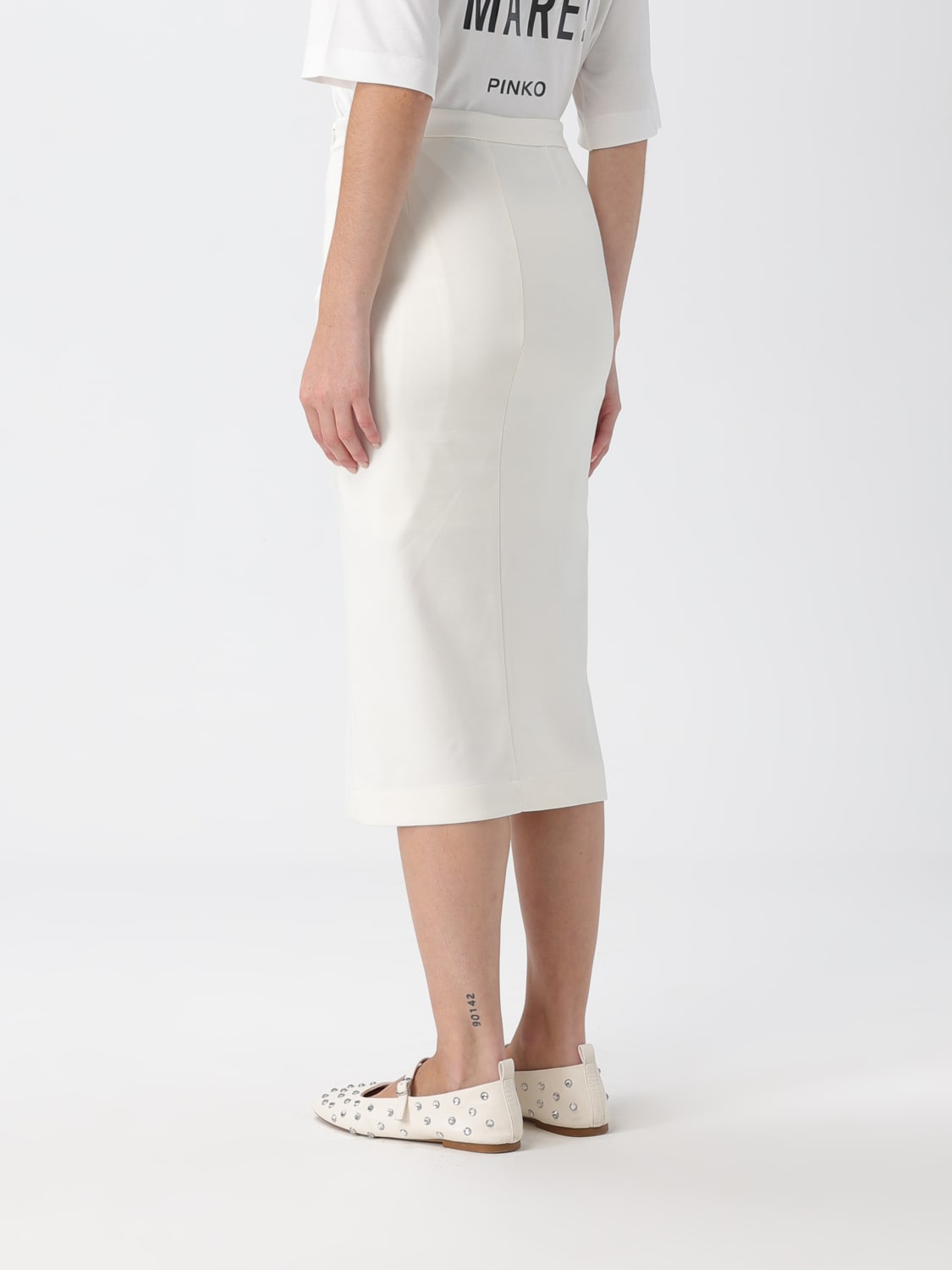 PINKO SKIRT: Skirt woman Pinko, White - Img 2