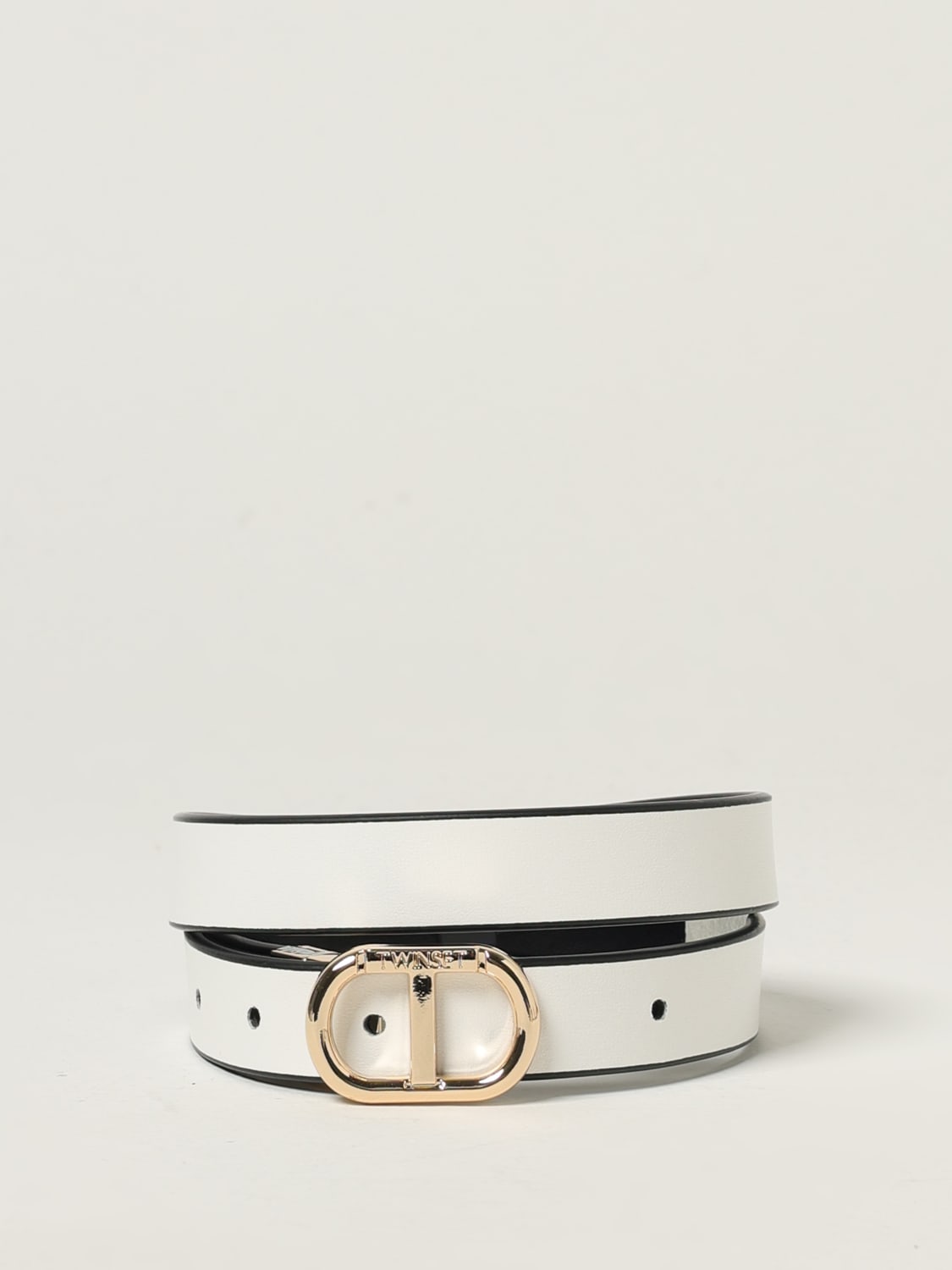 TWINSET CINTURA: Cintura in pelle reversibile Twinset, Nero - Img 2