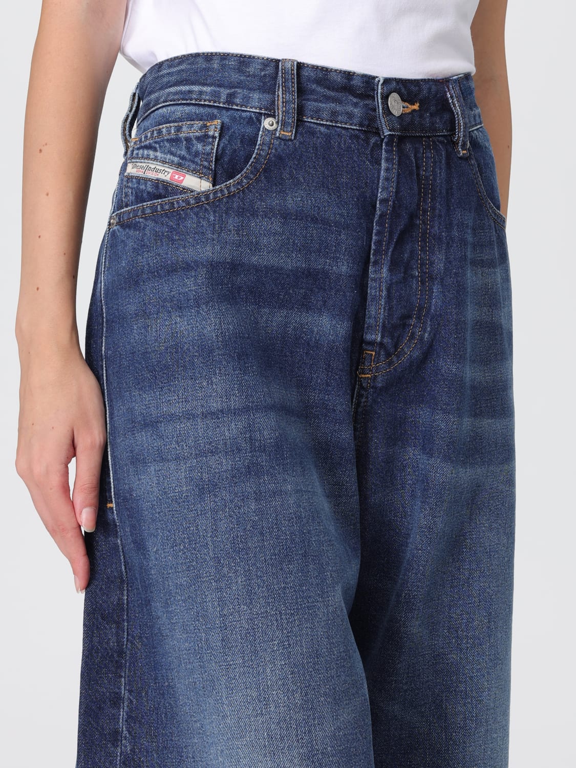 DIESEL JEANS: Jeans damen Diesel, Blau - Img 3