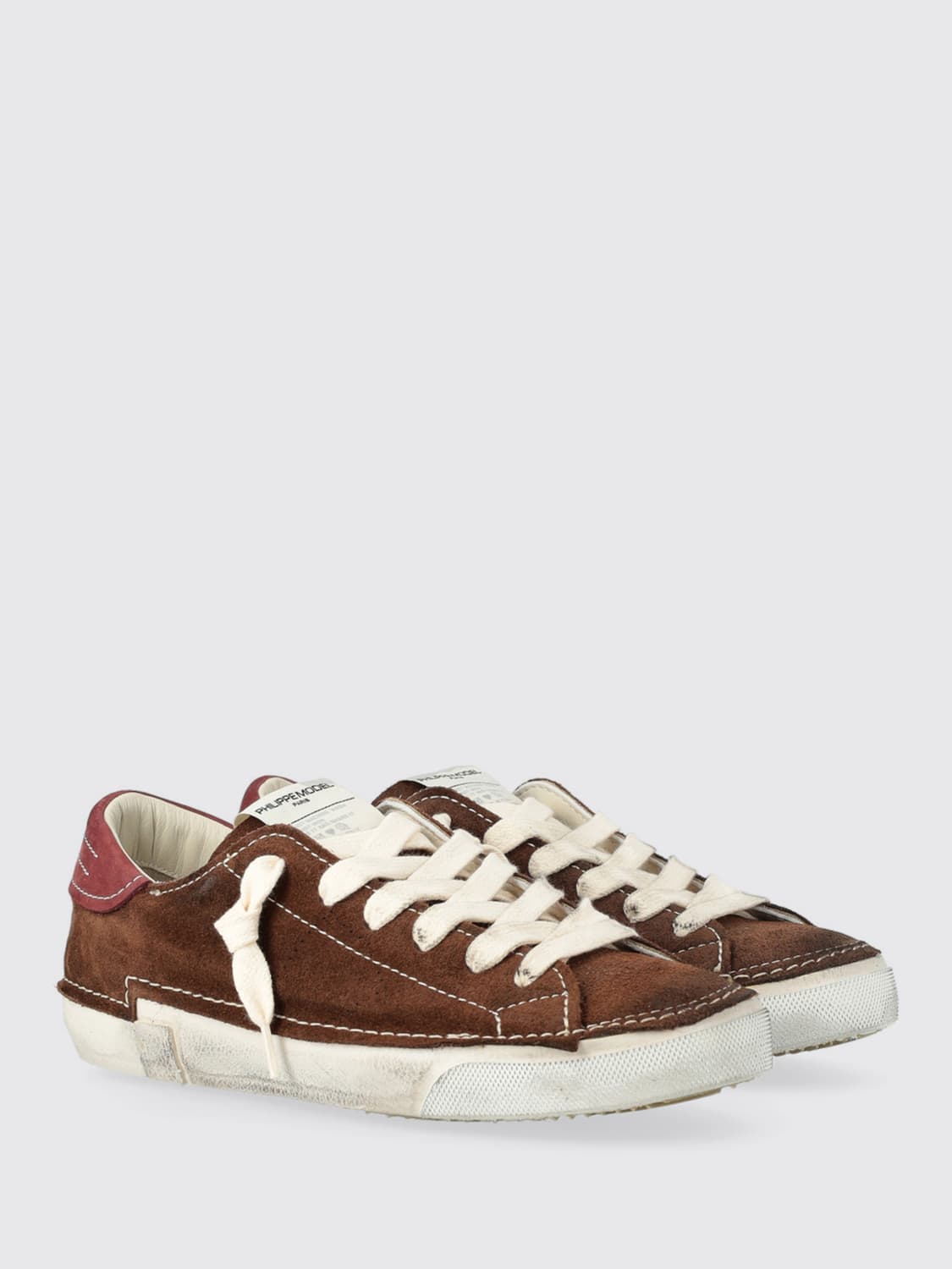 PHILIPPE MODEL SNEAKERS: Sneakers men Philippe Model, Brown - Img 2