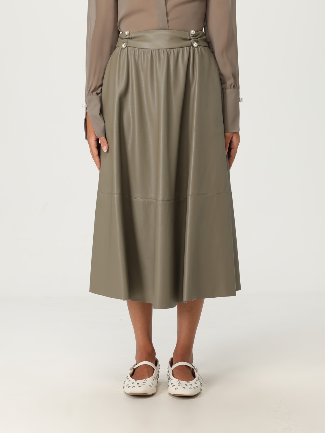 LIU JO ROCK: Rock damen Liu Jo, Grün - Img 1