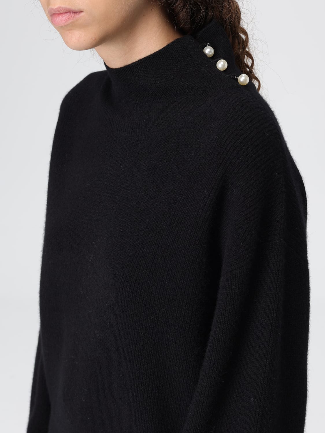 LIU JO PULLOVER: Pullover damen Liu Jo, Schwarz - Img 3