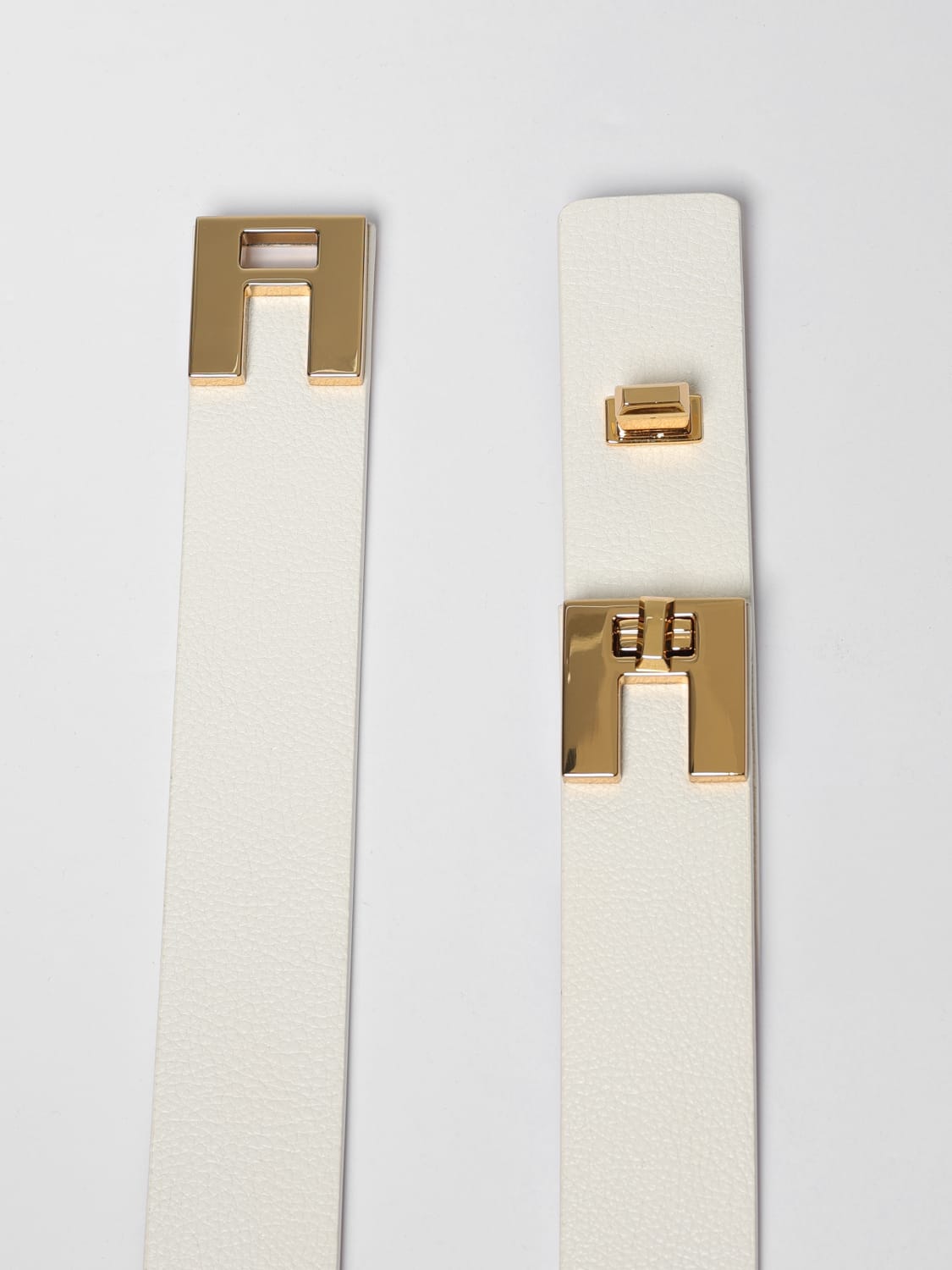 ELISABETTA FRANCHI CINTURÓN: Cinturón mujer Elisabetta Franchi, Marfil - Img 3