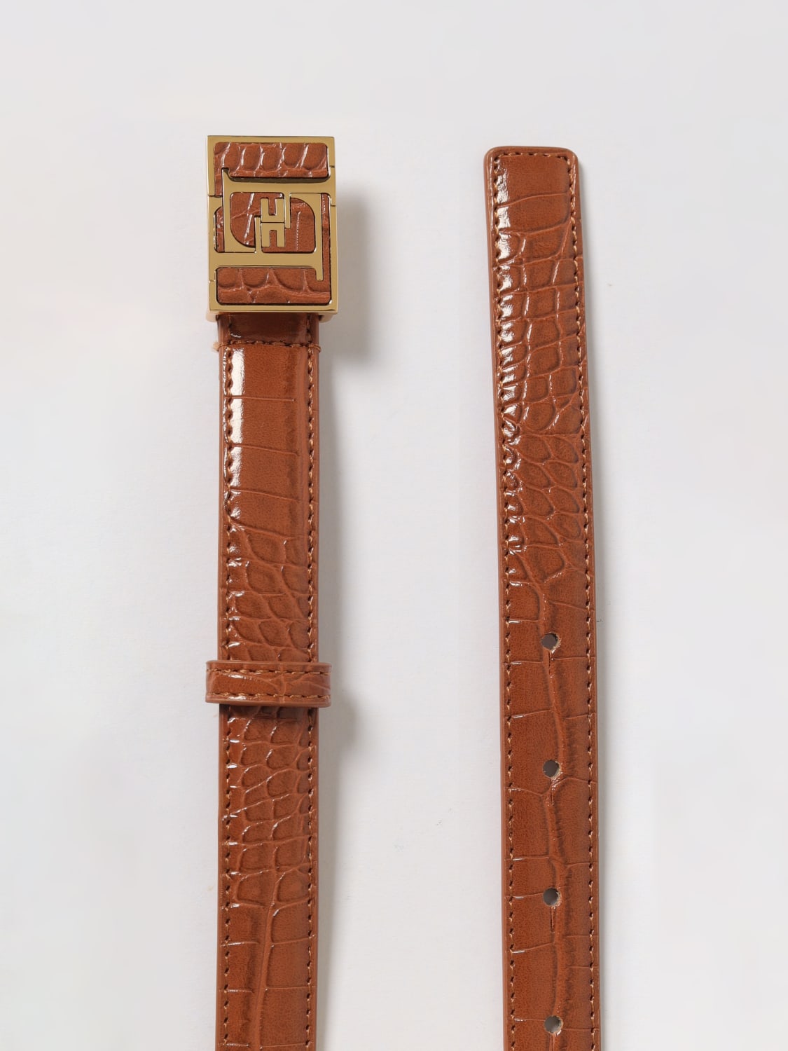 ELISABETTA FRANCHI BELT: Belt woman Elisabetta Franchi, Brown - Img 3