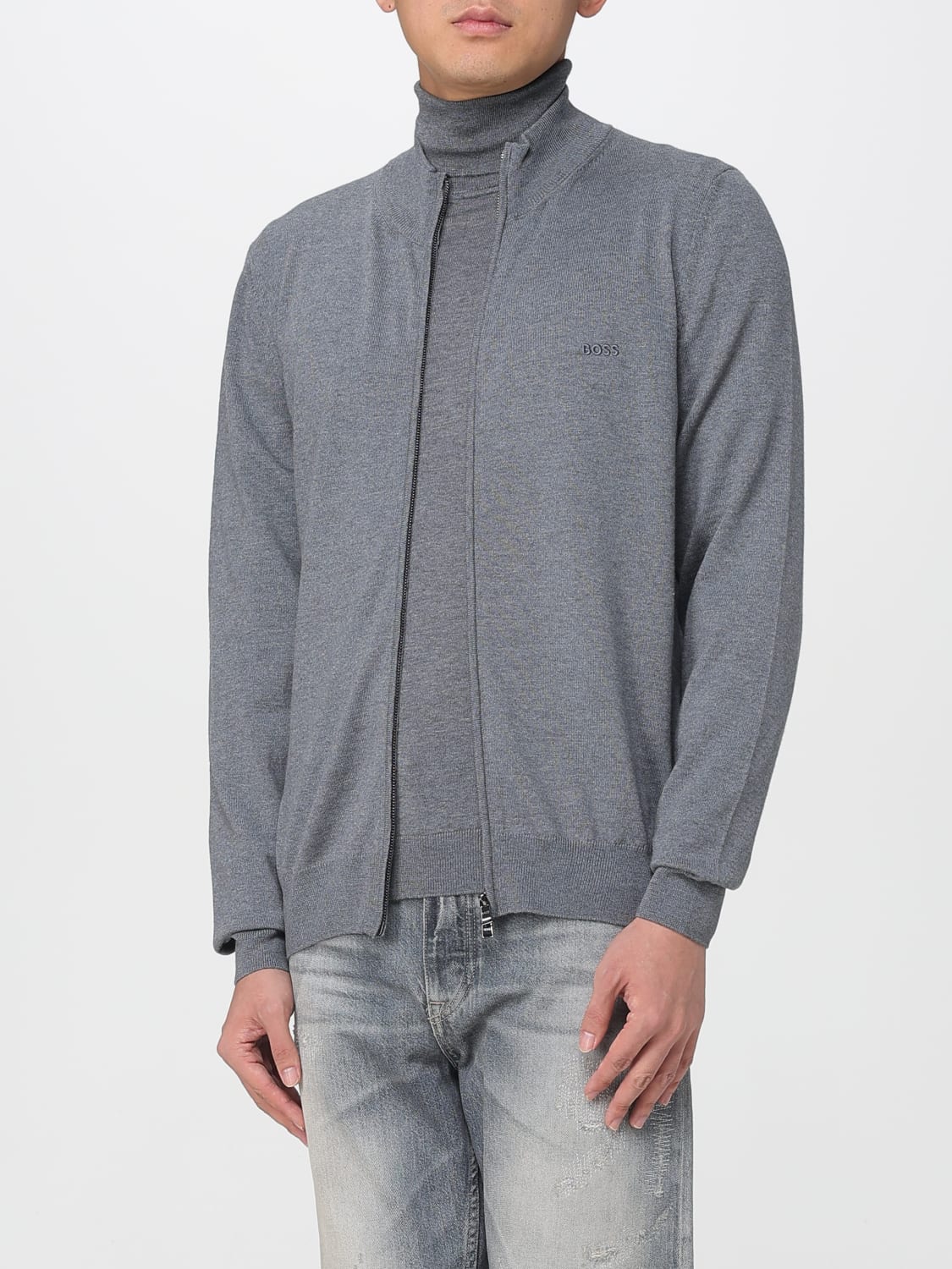 BOSS SWEATER: Sweater men Boss, Grey - Img 3