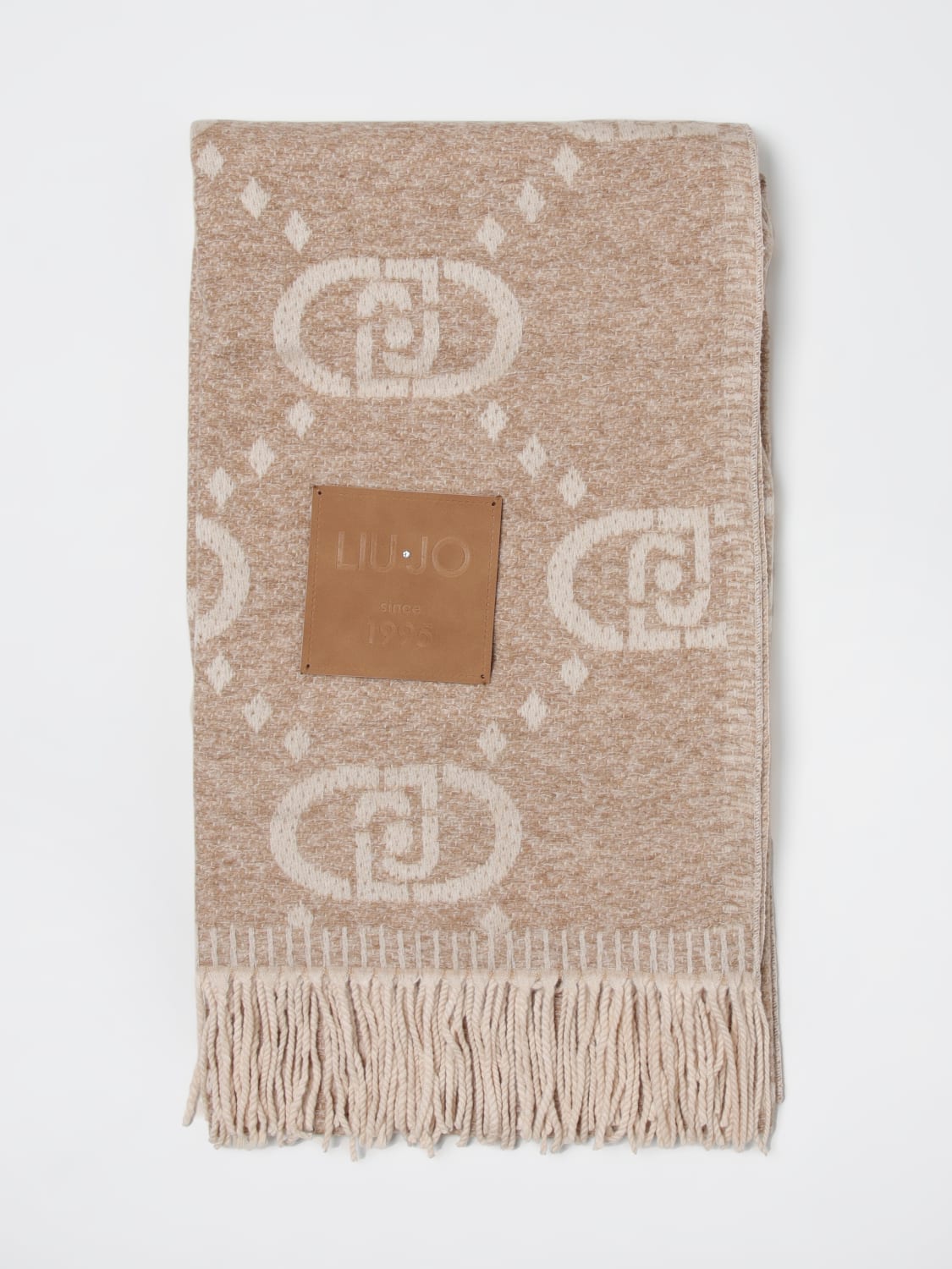 LIU JO BUFANDA: Bufanda mujer Liu Jo, Beige - Img 1