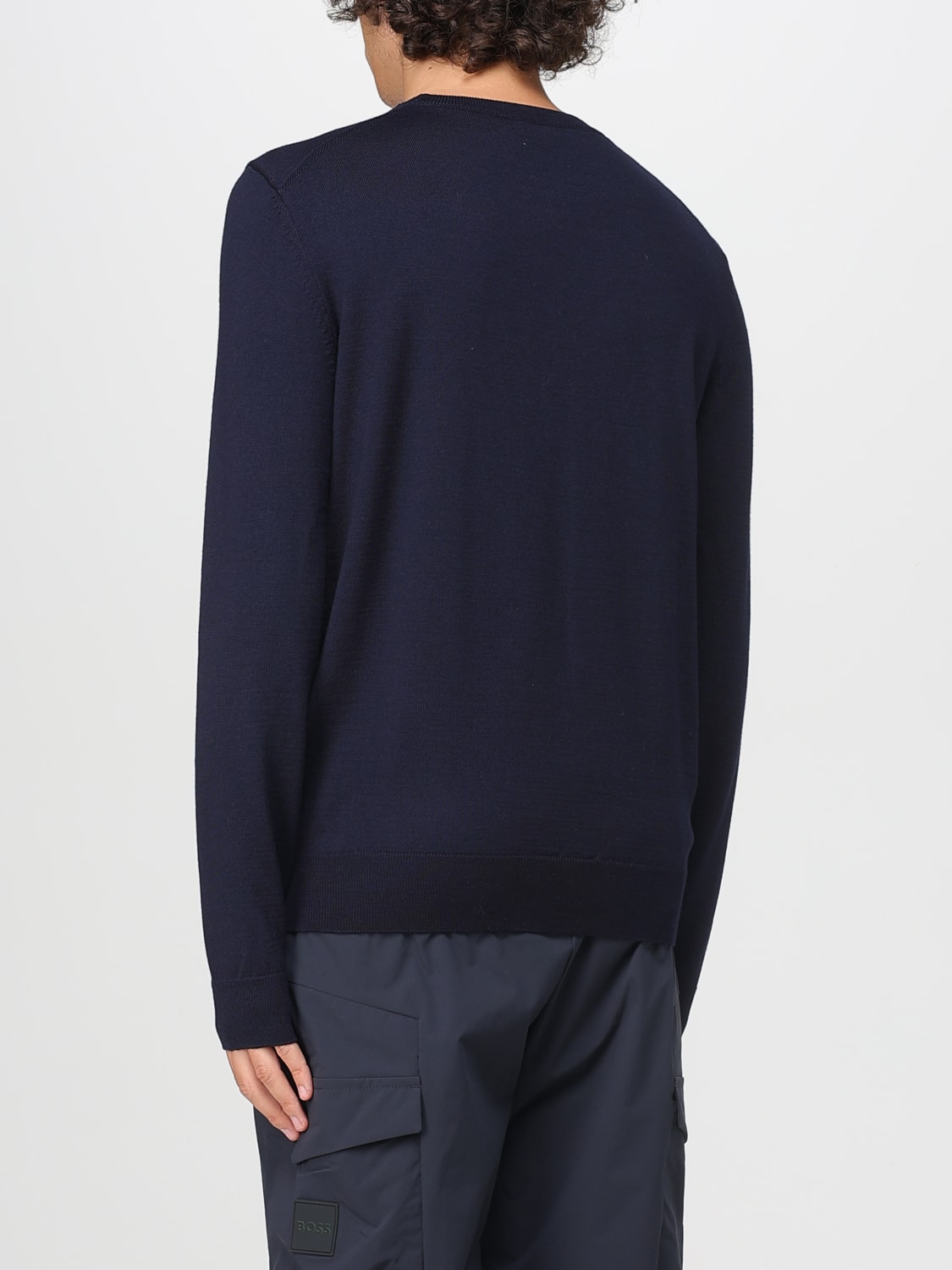 BOSS SWEATER: Sweater men Boss, Blue - Img 2