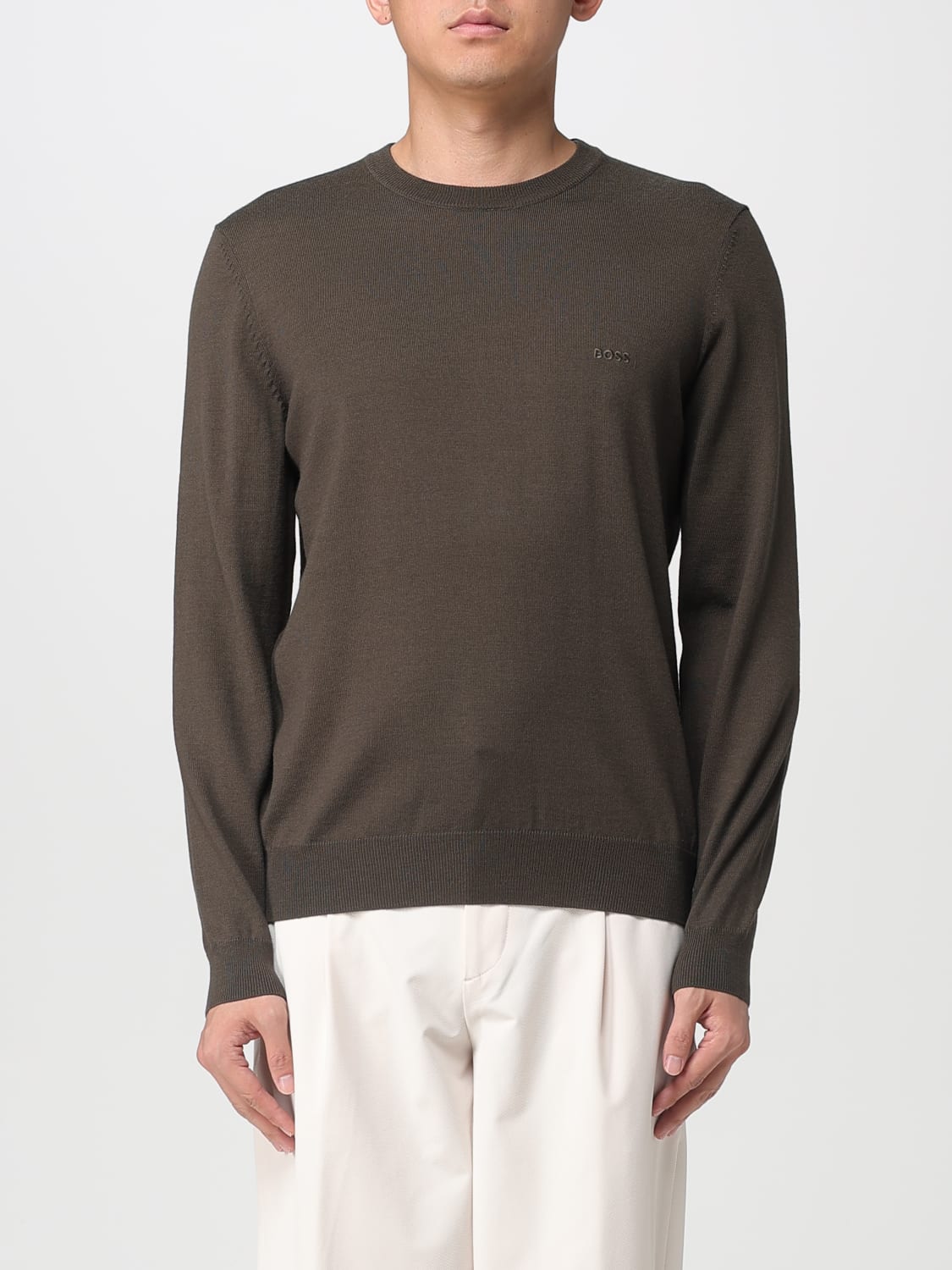 BOSS SWEATER: Sweater men Boss, Grass Green - Img 1