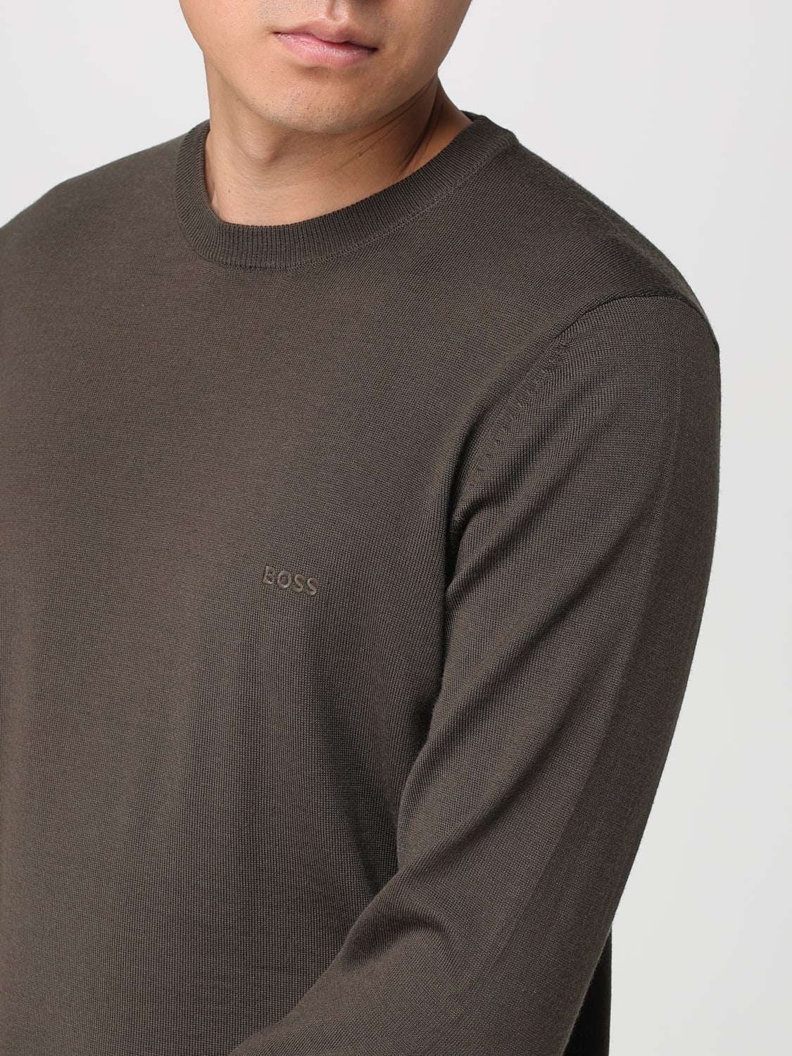 BOSS SWEATER: Sweater men Boss, Grass Green - Img 3