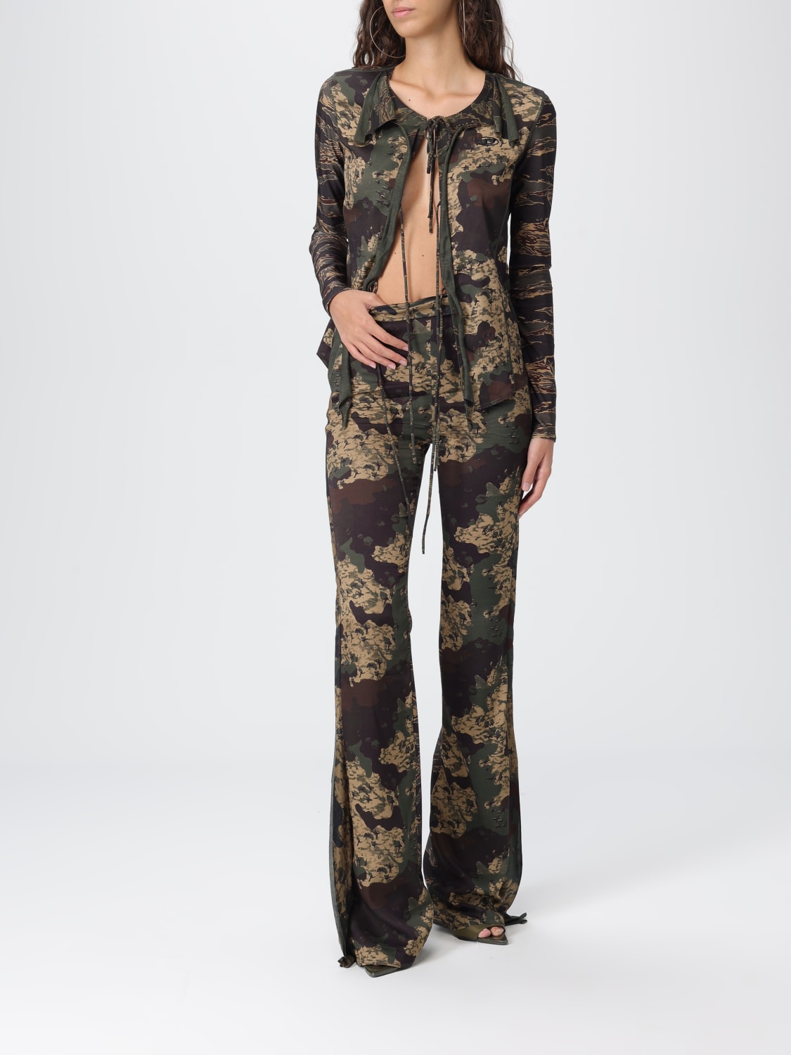 DIESEL SWEATER: Cardigan woman Diesel, Multicolor - Img 2