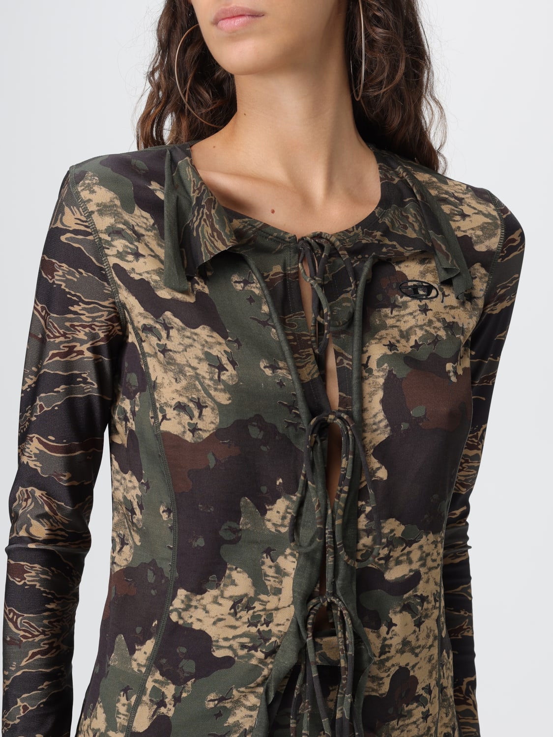 DIESEL SWEATER: Cardigan woman Diesel, Multicolor - Img 4