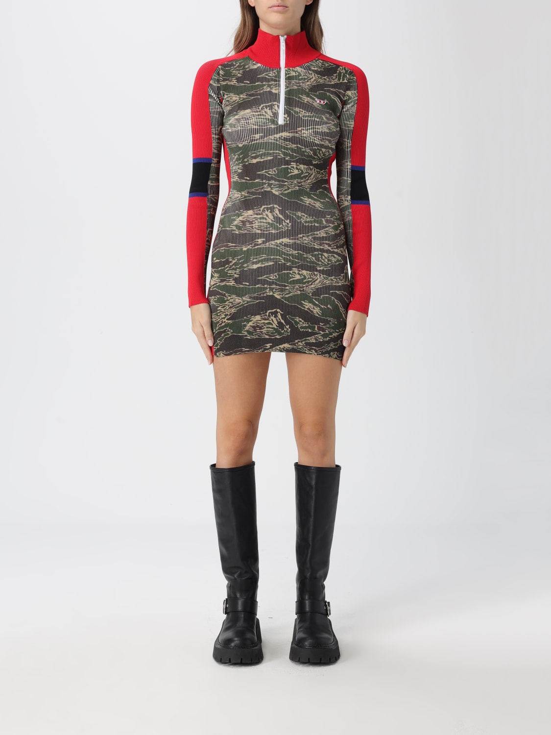 DIESEL DRESS: Dress woman Diesel, Multicolor - Img 1