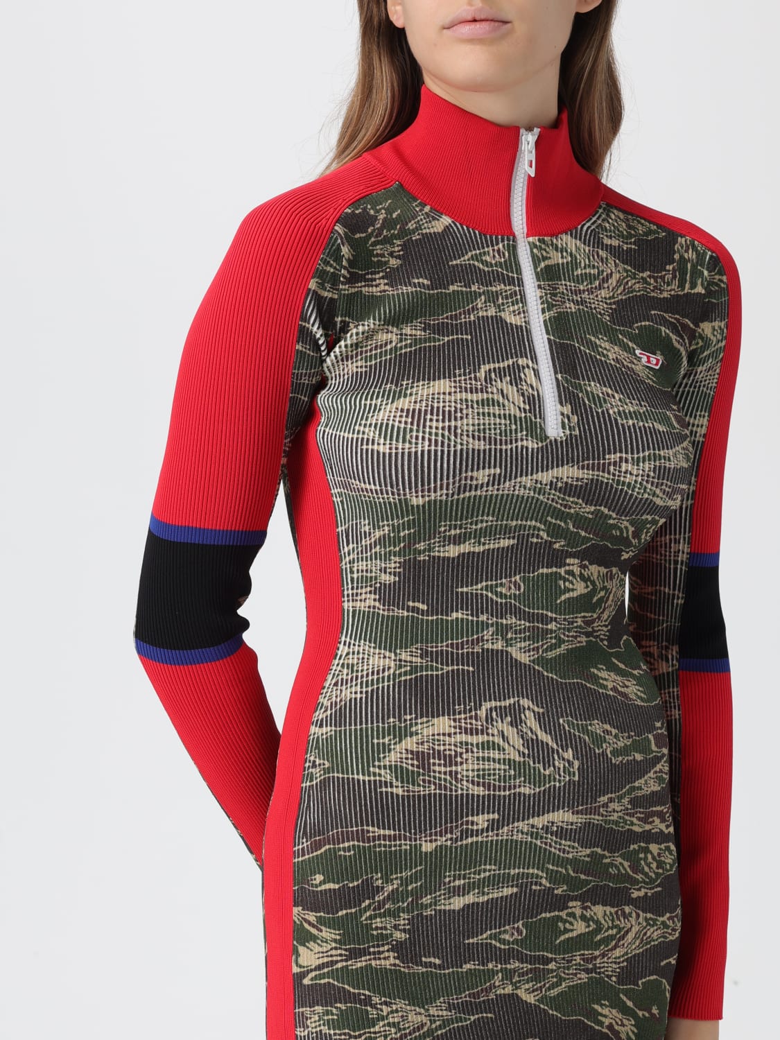 DIESEL DRESS: Dress woman Diesel, Multicolor - Img 3