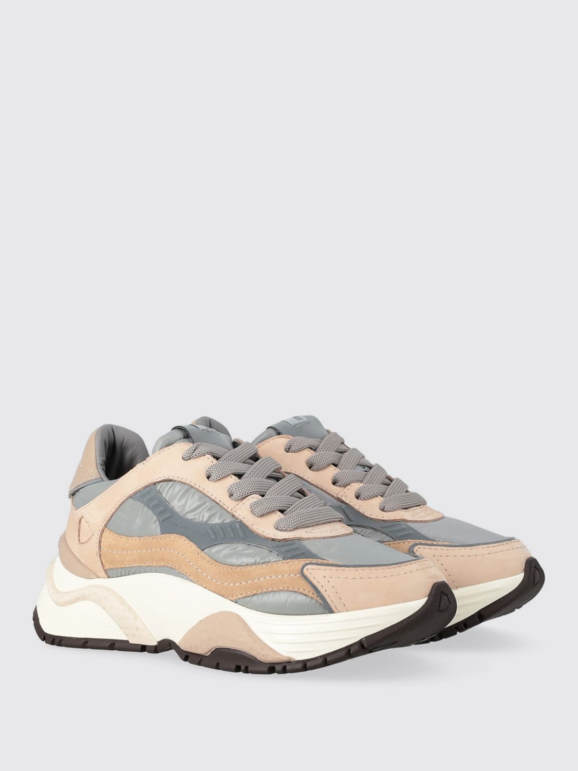 PHILIPPE MODEL 运动鞋: 运动鞋 女士 Philippe Model, 米色 - Img 2