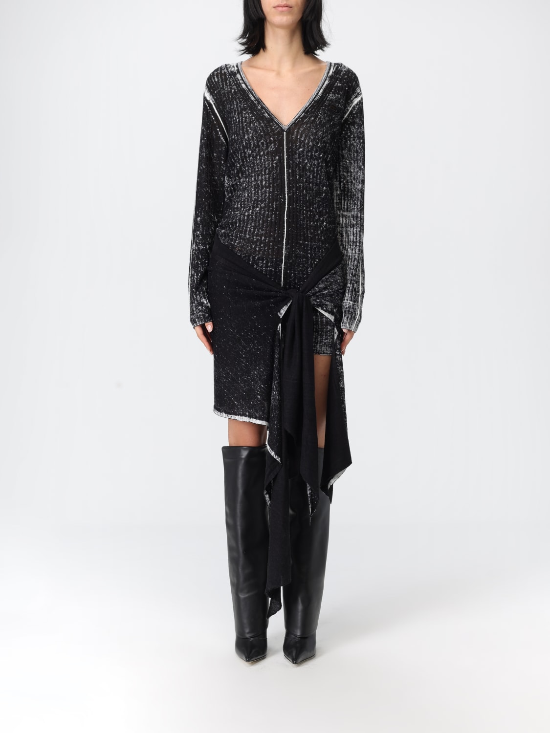 DIESEL DRESS: Dress woman Diesel, Black - Img 1
