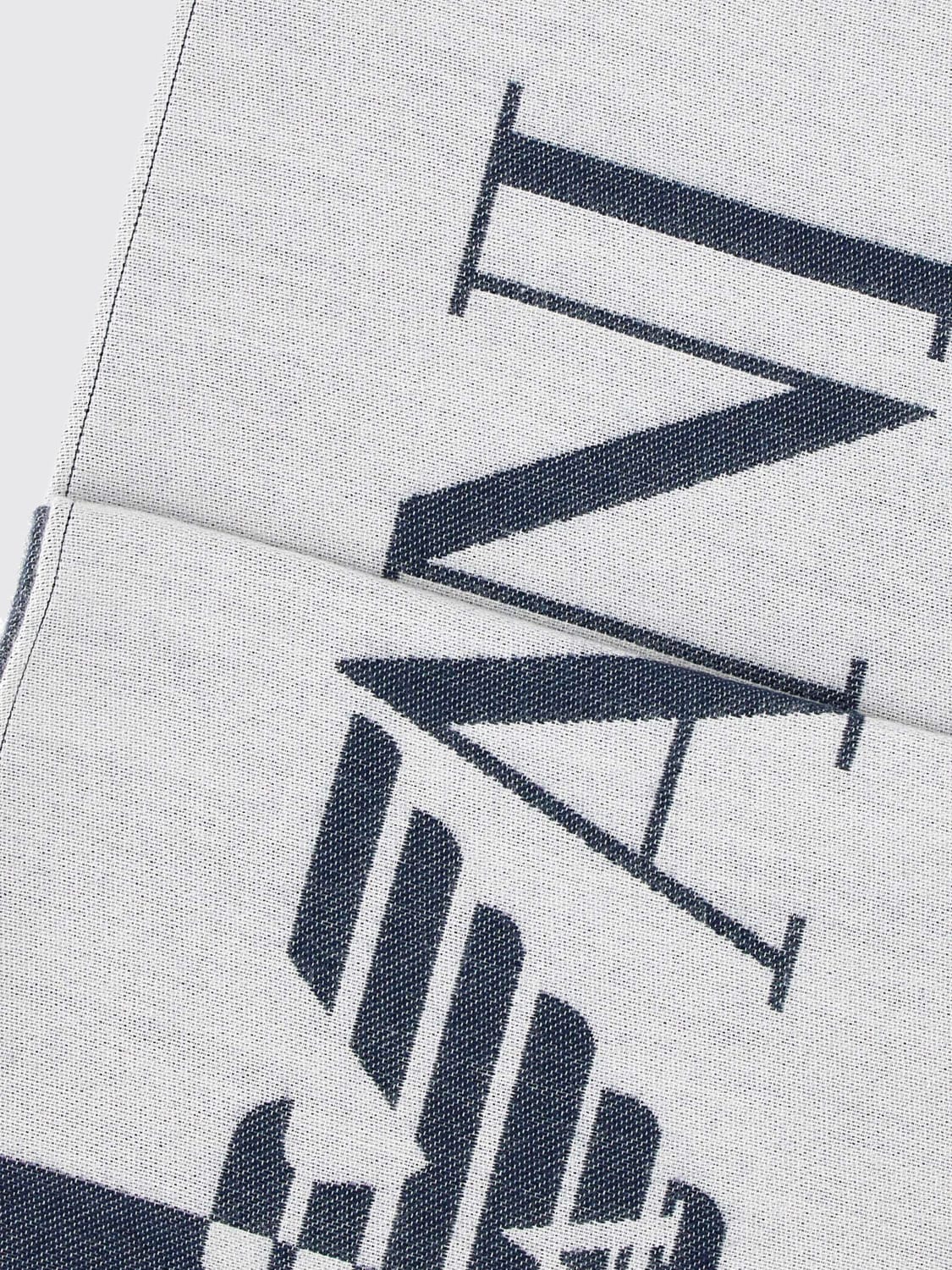 EMPORIO ARMANI SCARF: Scarf men Emporio Armani, Blue - Img 2