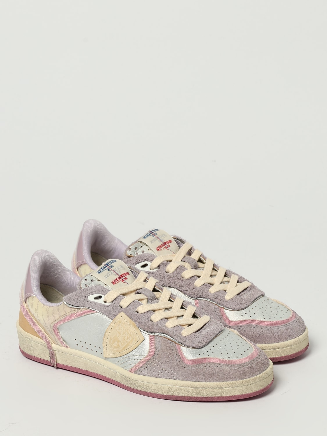 PHILIPPE MODEL BASKETS: Baskets femme Philippe Model, Gris - Img 2