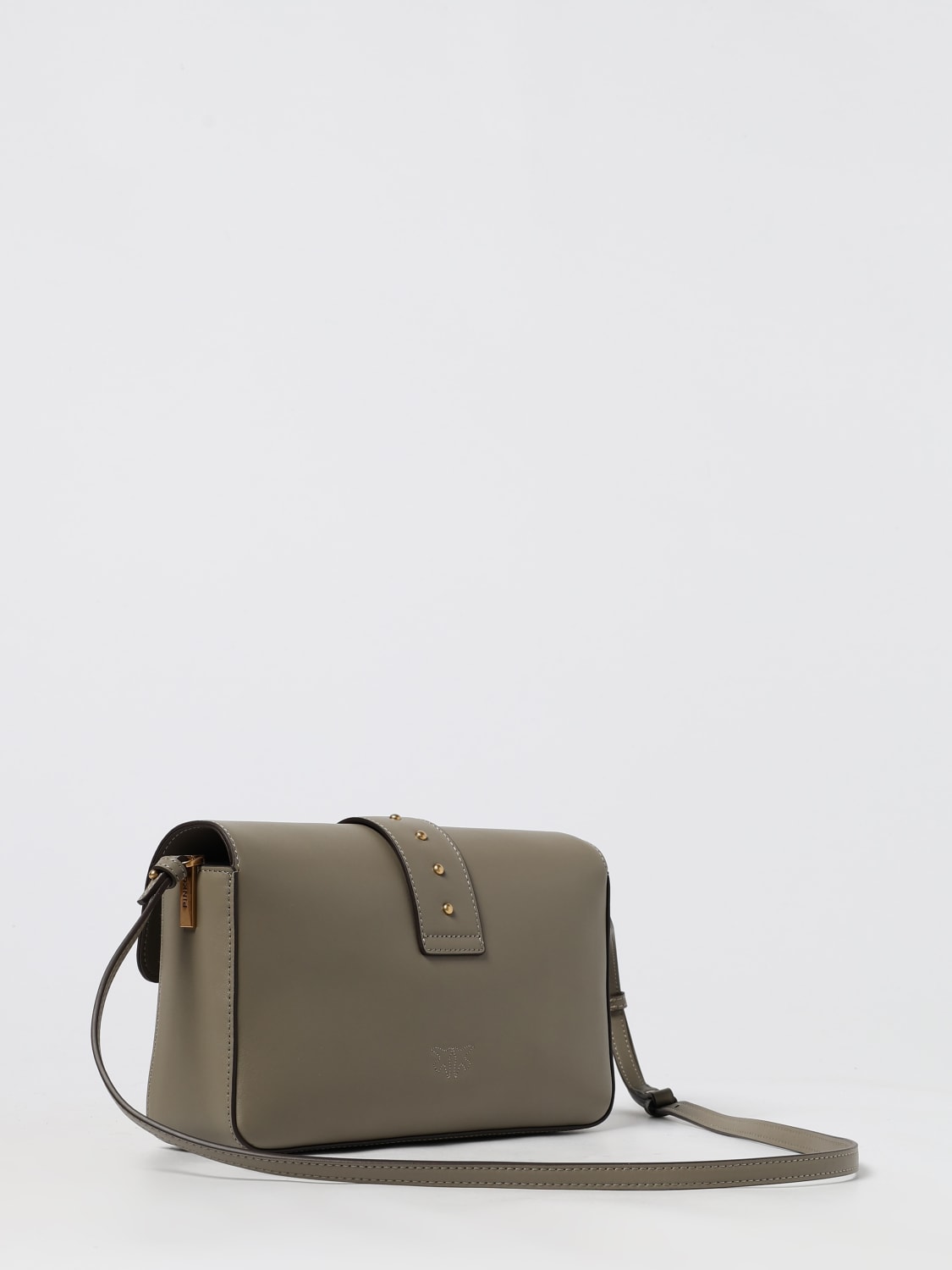 PINKO BORSA A SPALLA: Borsa Love Bag Slouchy Pinko in pelle , Cuoio - Img 2