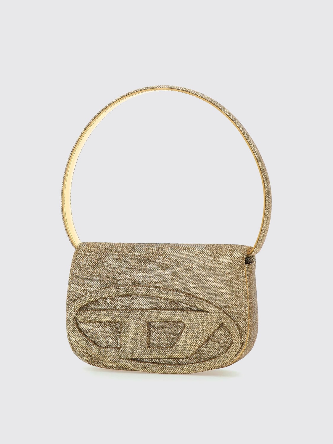 DIESEL MINI BAG: Shoulder bag woman Diesel, Gold - Img 1