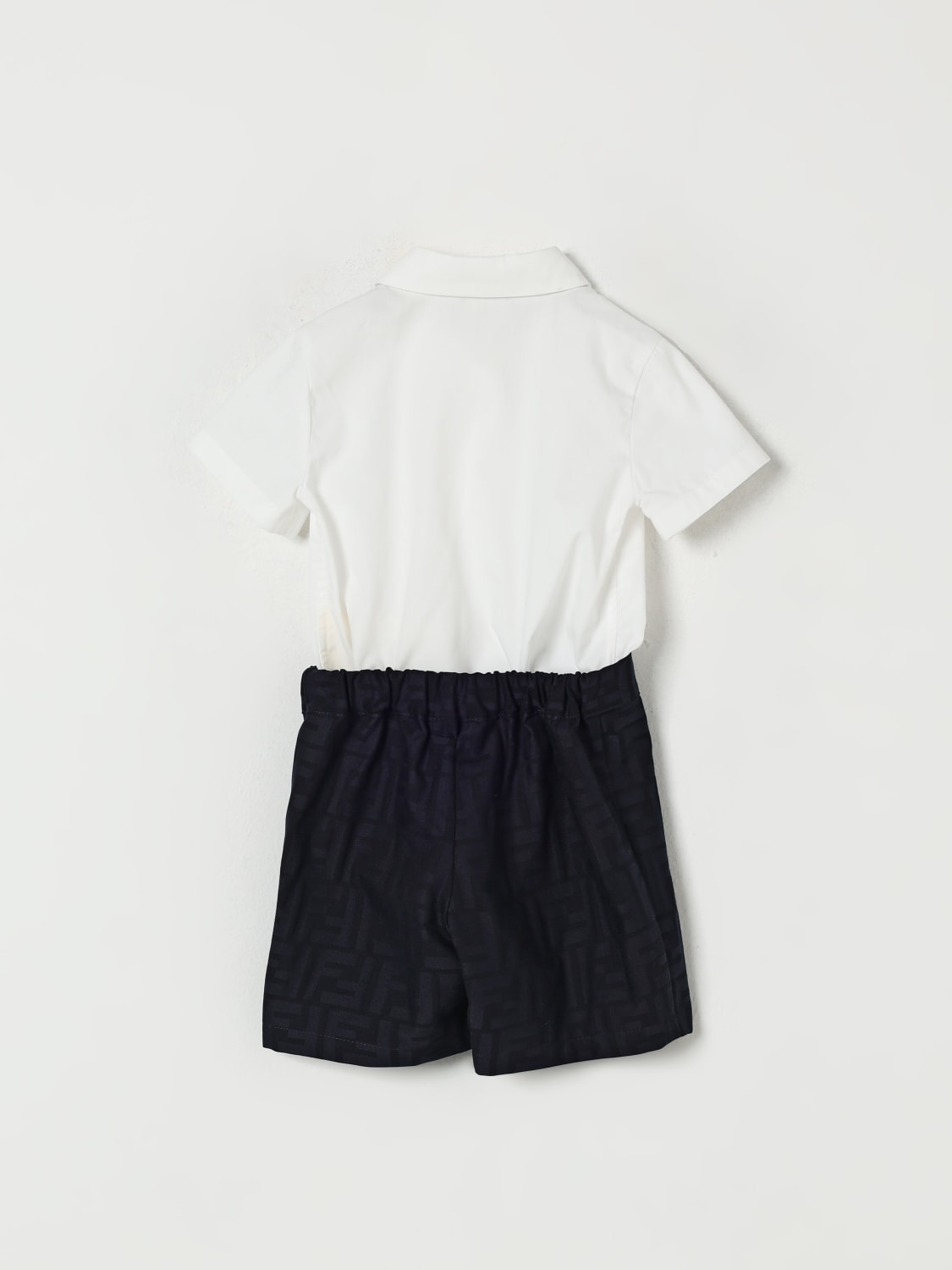 FENDI JUMPSUIT: Jumpsuit kids Fendi, White - Img 2