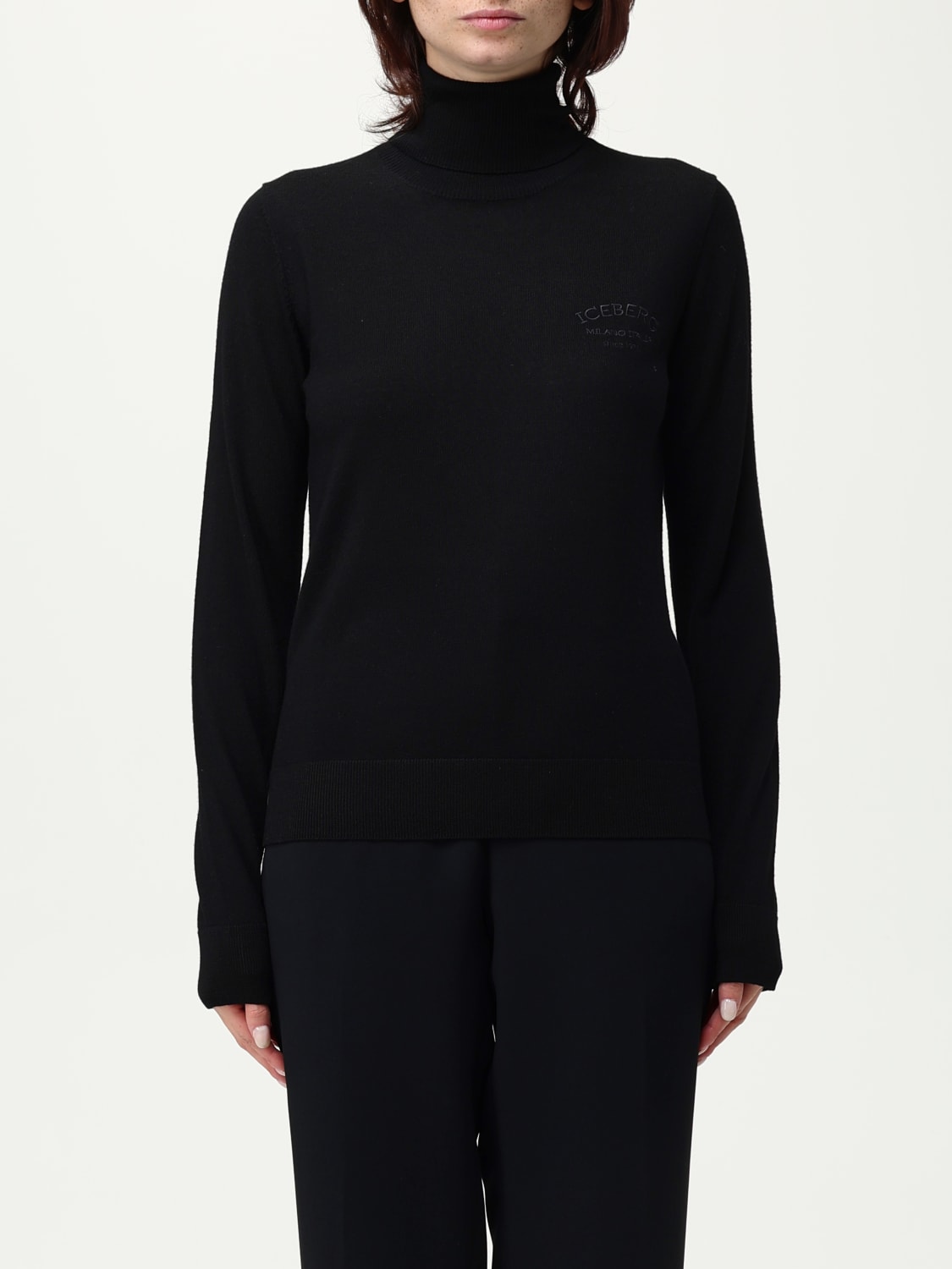 ICEBERG PULLOVER: Pullover damen Iceberg, Schwarz - Img 1