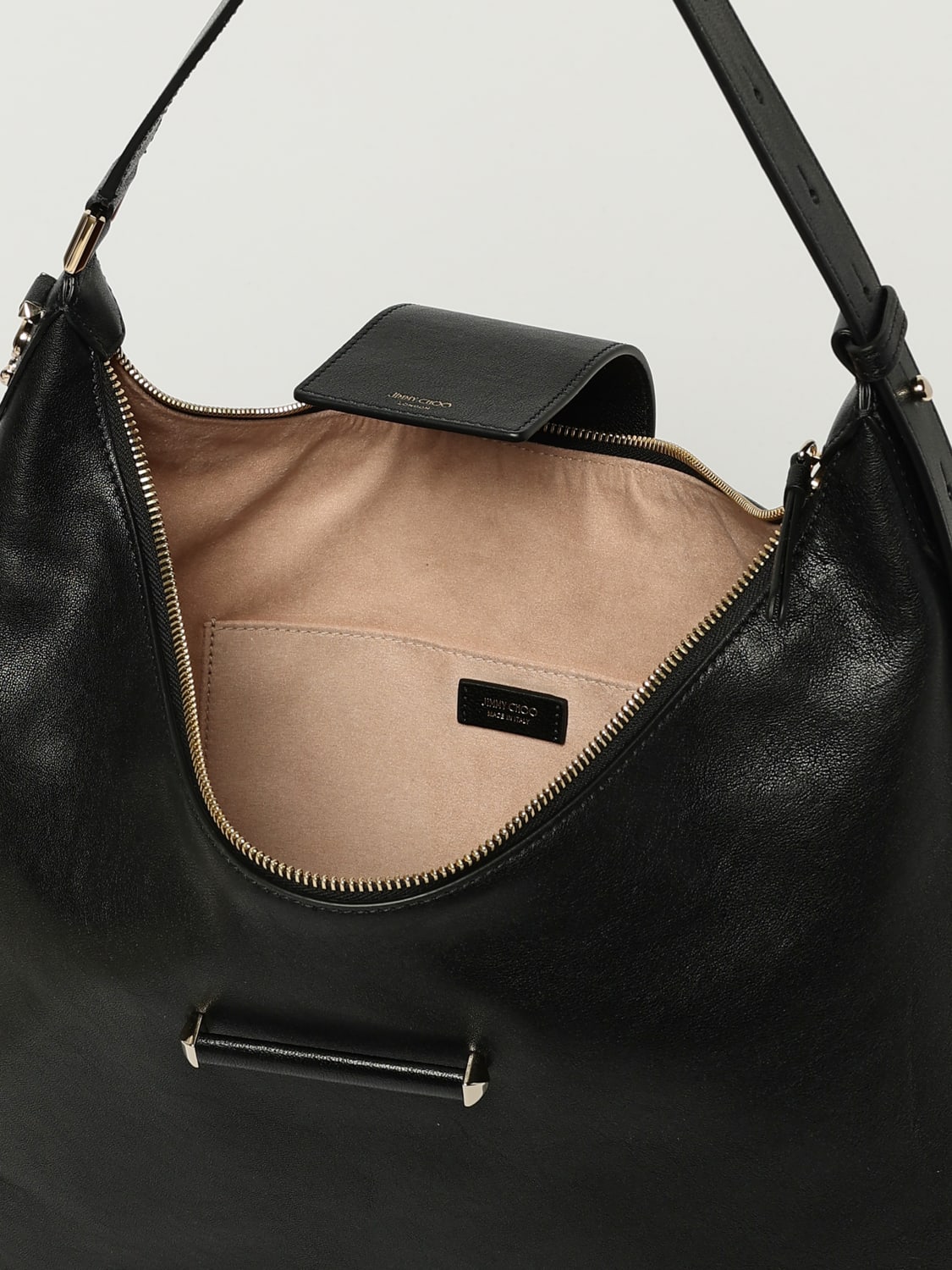 JIMMY CHOO SCHULTERTASCHE: Handtasche damen Jimmy Choo, Schwarz - Img 5