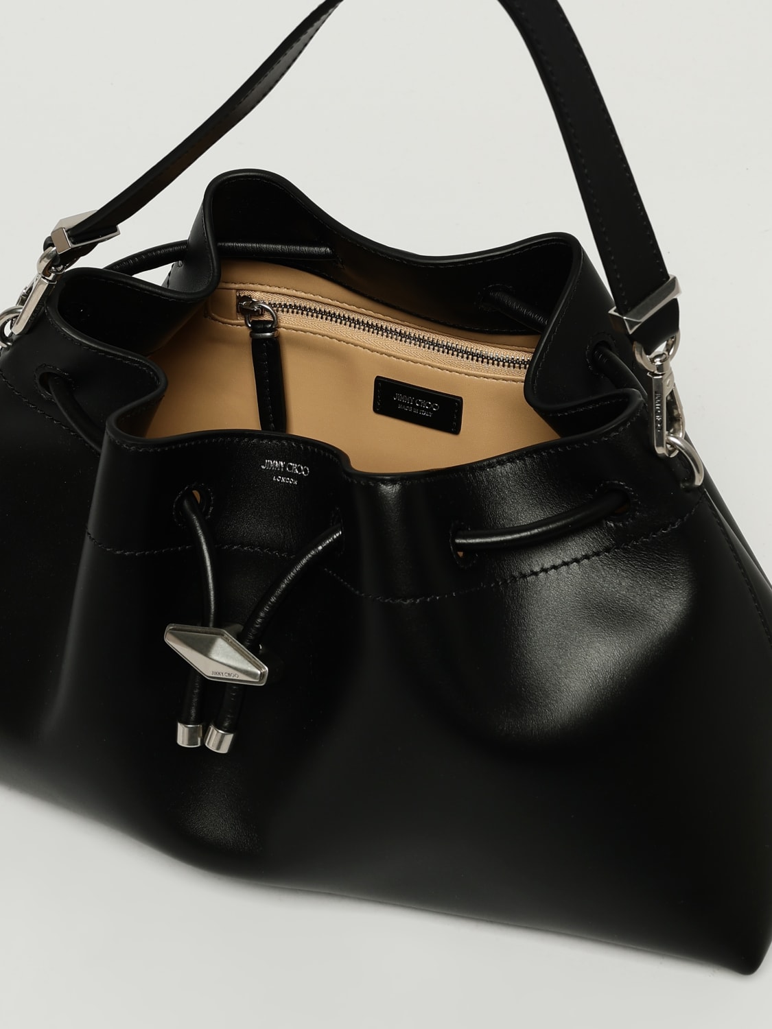 JIMMY CHOO SAC PORTÉ ÉPAULE: Sac bandoulière femme Jimmy Choo, Noir - Img 5
