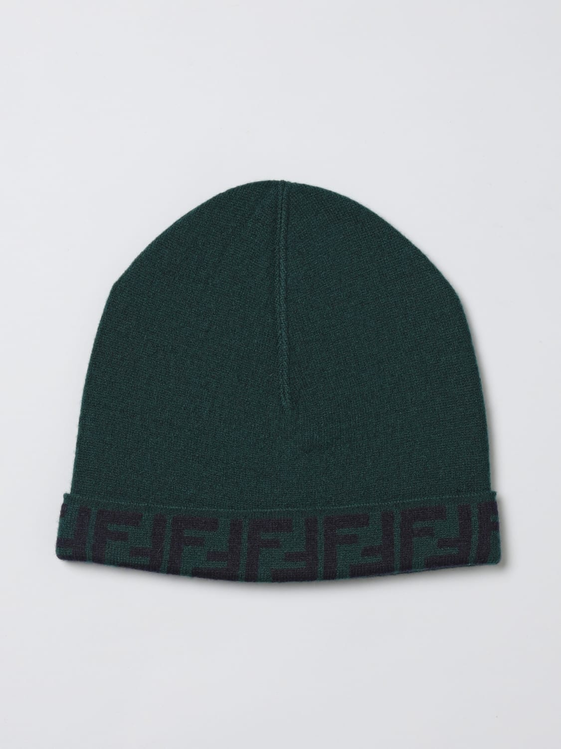 FENDI CHAPEAU: Chapeau enfant Fendi, Vert - Img 1