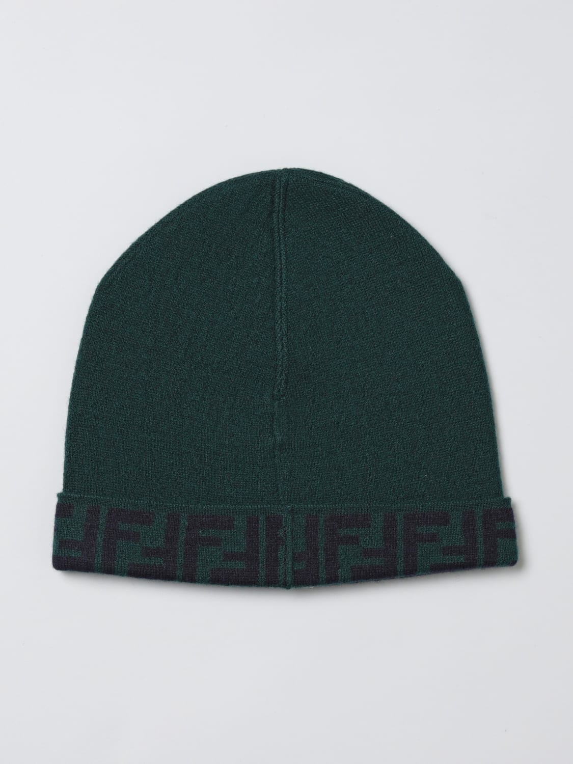 FENDI CHAPEAU: Chapeau enfant Fendi, Vert - Img 2