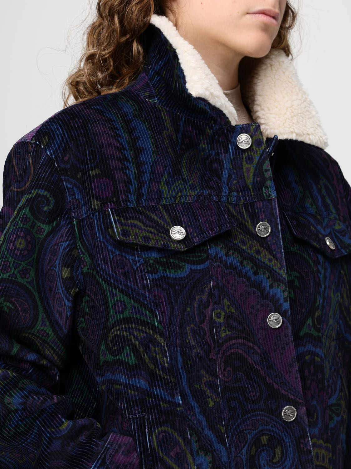 ETRO JACKET: Blazer woman Etro, Multicolor - Img 5