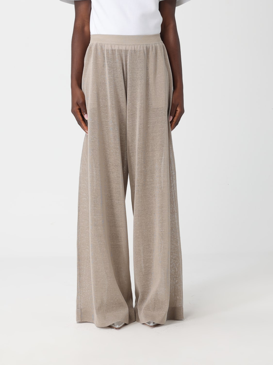 ALAÏA PANTS: Pants woman AlaÏa, Beige - Img 1