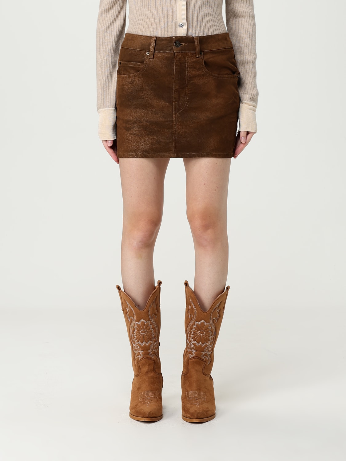 ISABEL MARANT ETOILE FALDA: Falda mujer Isabel Marant Etoile, Marrón - Img 1