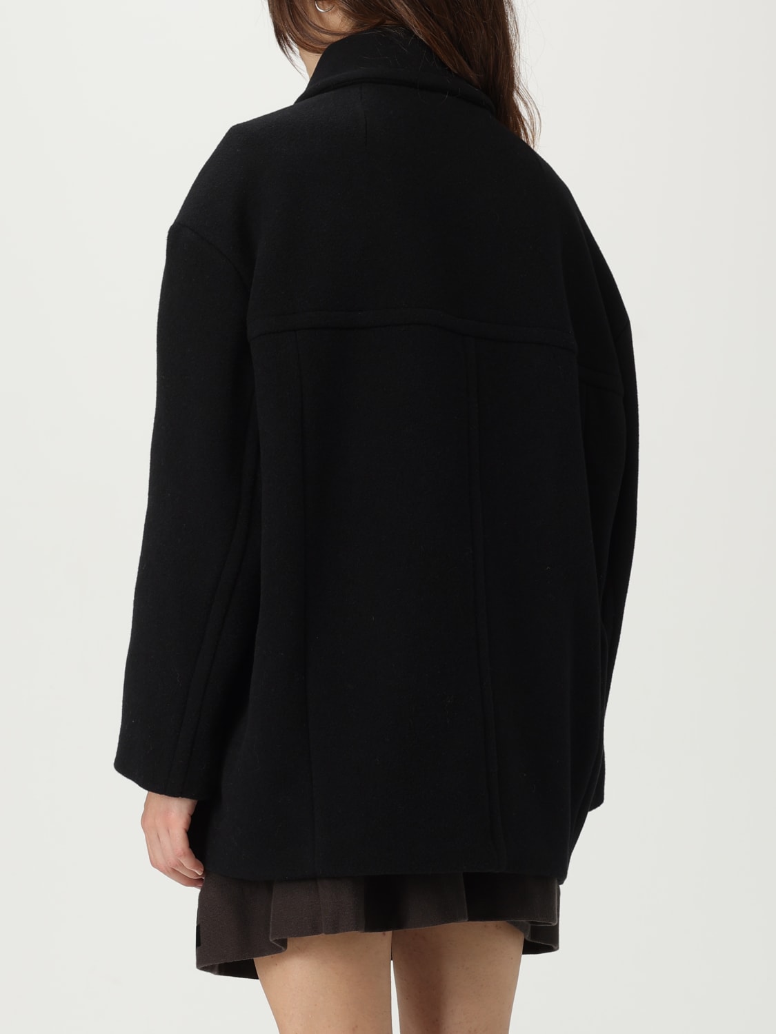 ISABEL MARANT ETOILE CAPPOTTO: Caban Isabel Marant Etoile in misto lana , Nero - Img 2