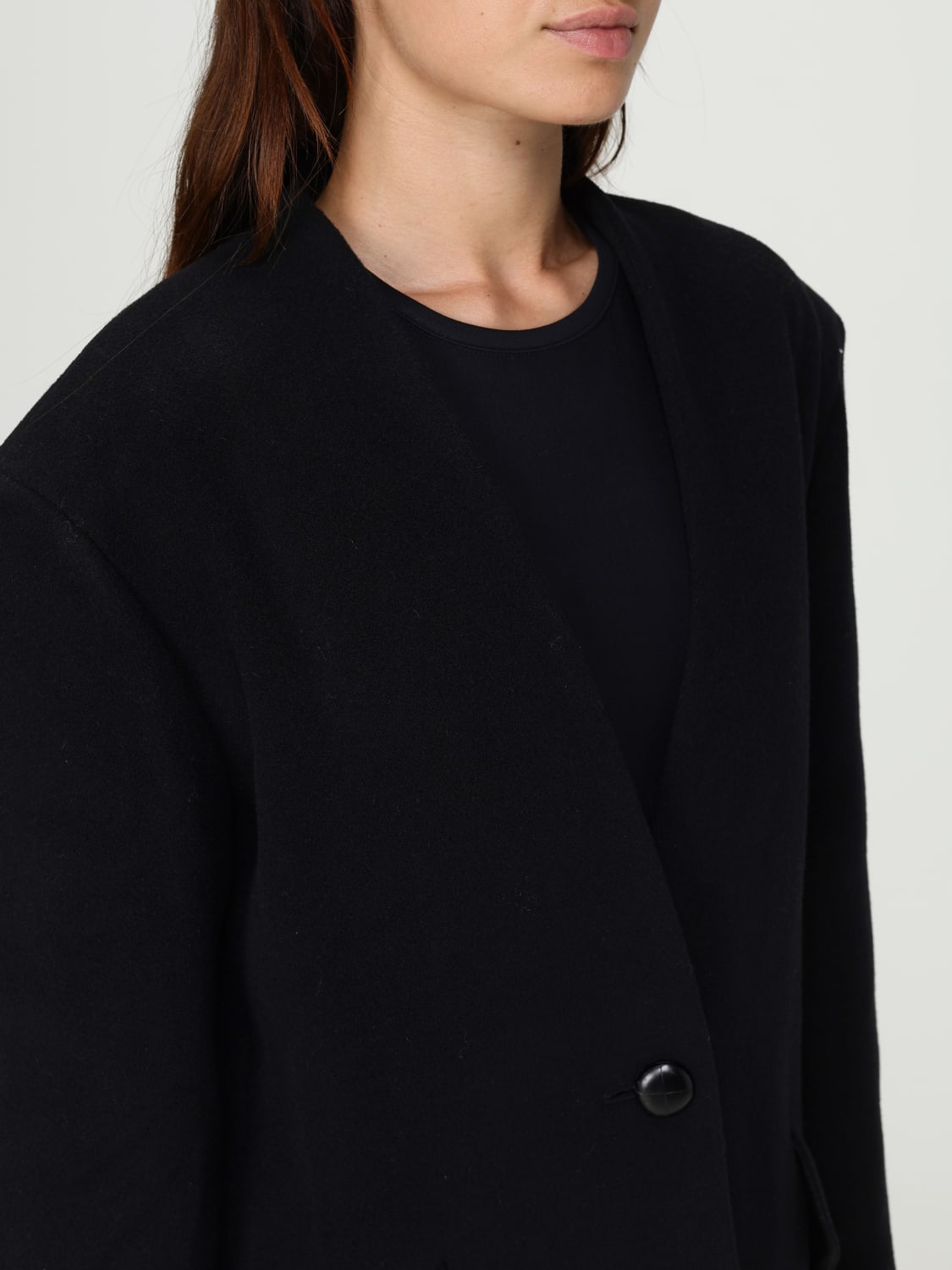ISABEL MARANT ETOILE COAT: Coat woman Isabel Marant Etoile, Black - Img 5