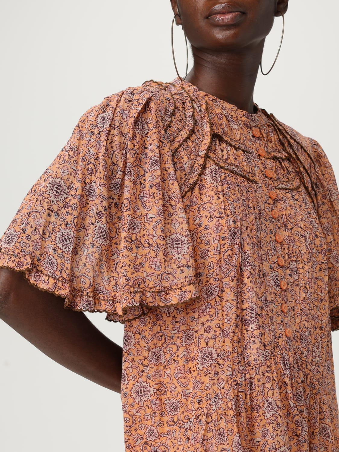 ISABEL MARANT ETOILE KLEID: Kleider damen Isabel Marant Etoile, Pink - Img 3