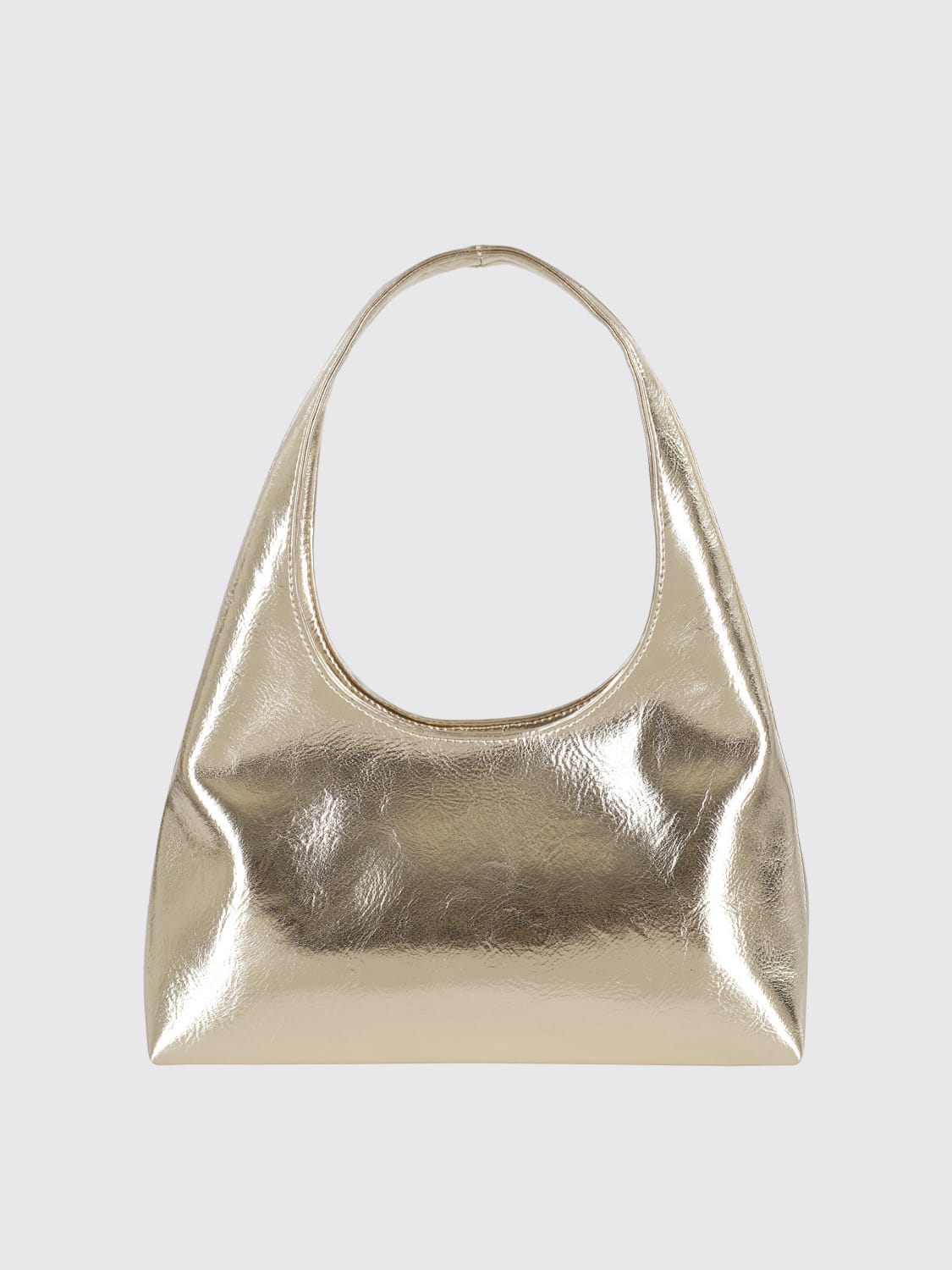 A.P.C. BORSA A SPALLA: Borsa Baby Ninon A.P.C. in pelle sintetica laminata , Oro - Img 2