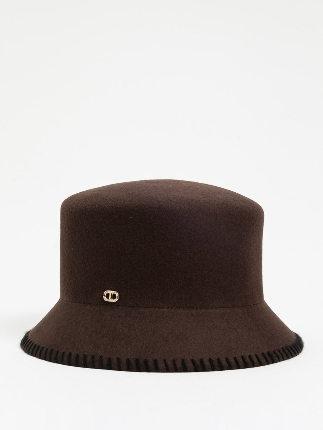 TWINSET HAT: Hat woman Twinset, Brown - Img 1