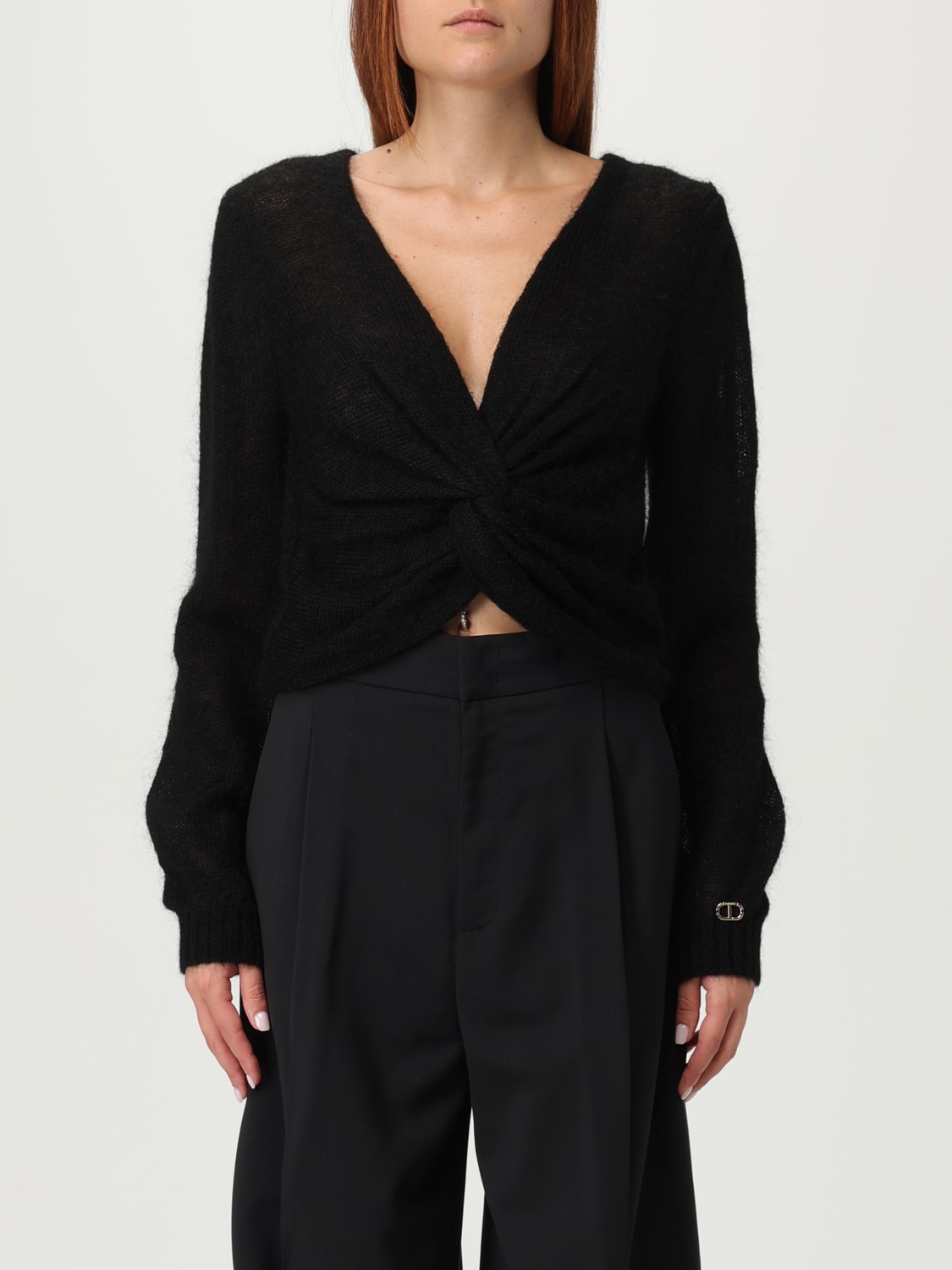 TWINSET TOP: Top mujer Twinset, Negro - Img 1