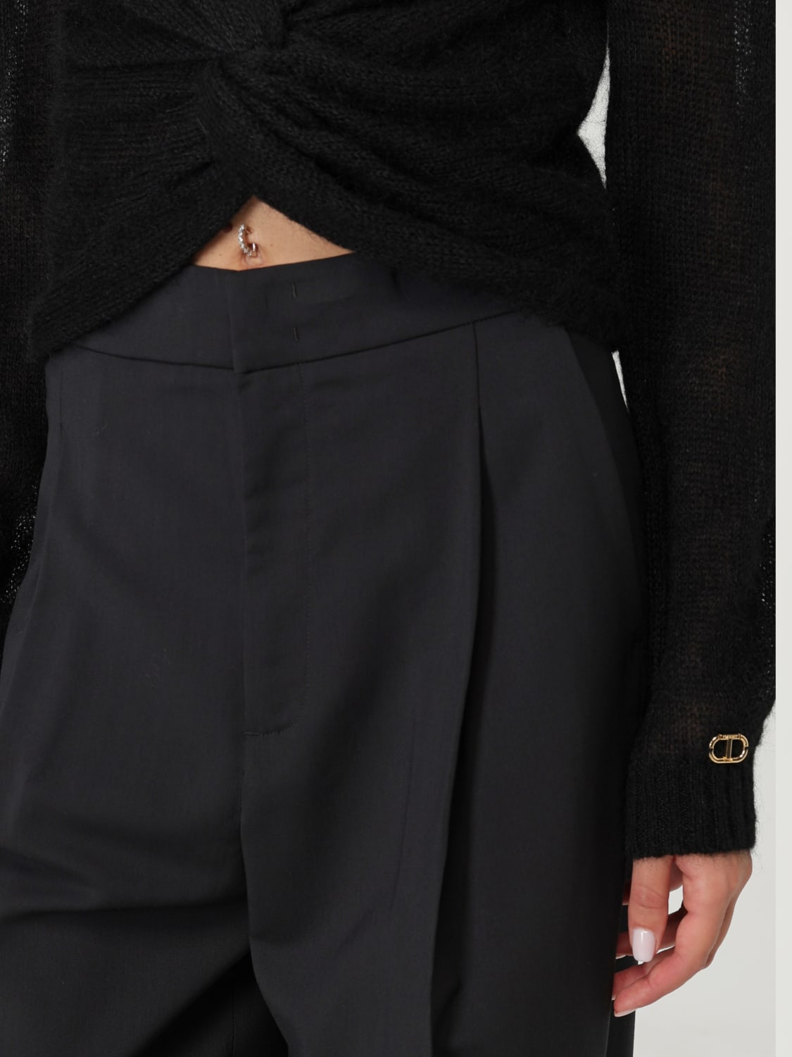 TWINSET TOP: Top mujer Twinset, Negro - Img 3