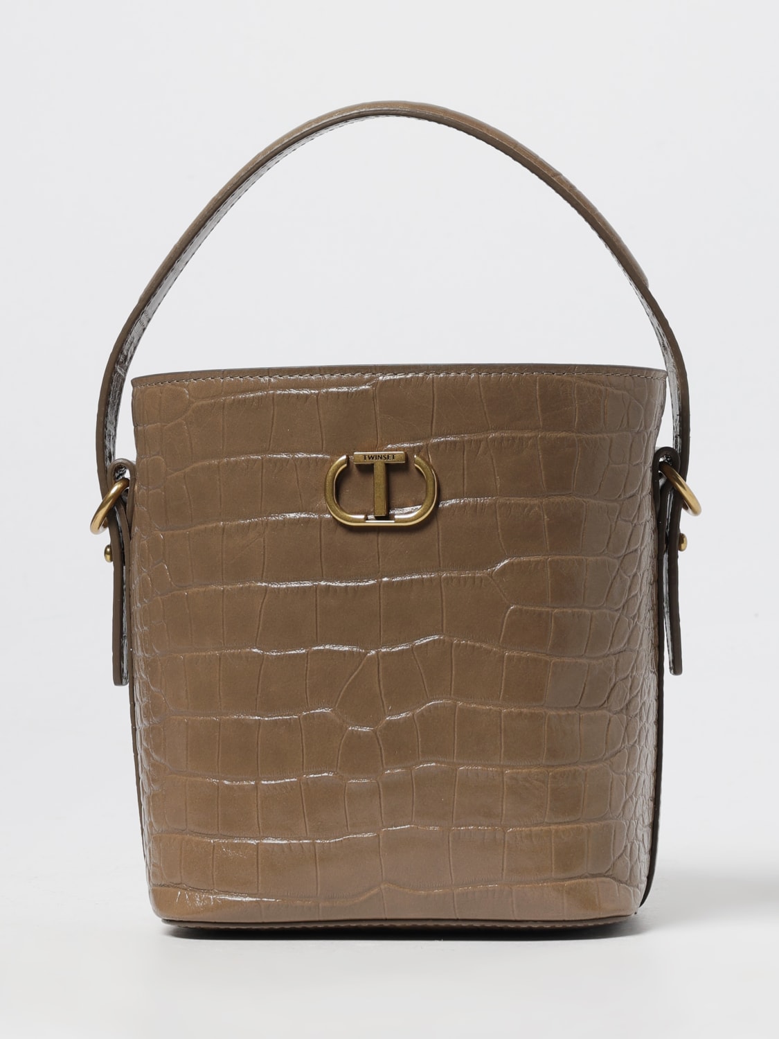 TWINSET HANDTASCHE: Schultertasche damen Twinset, Grau - Img 1