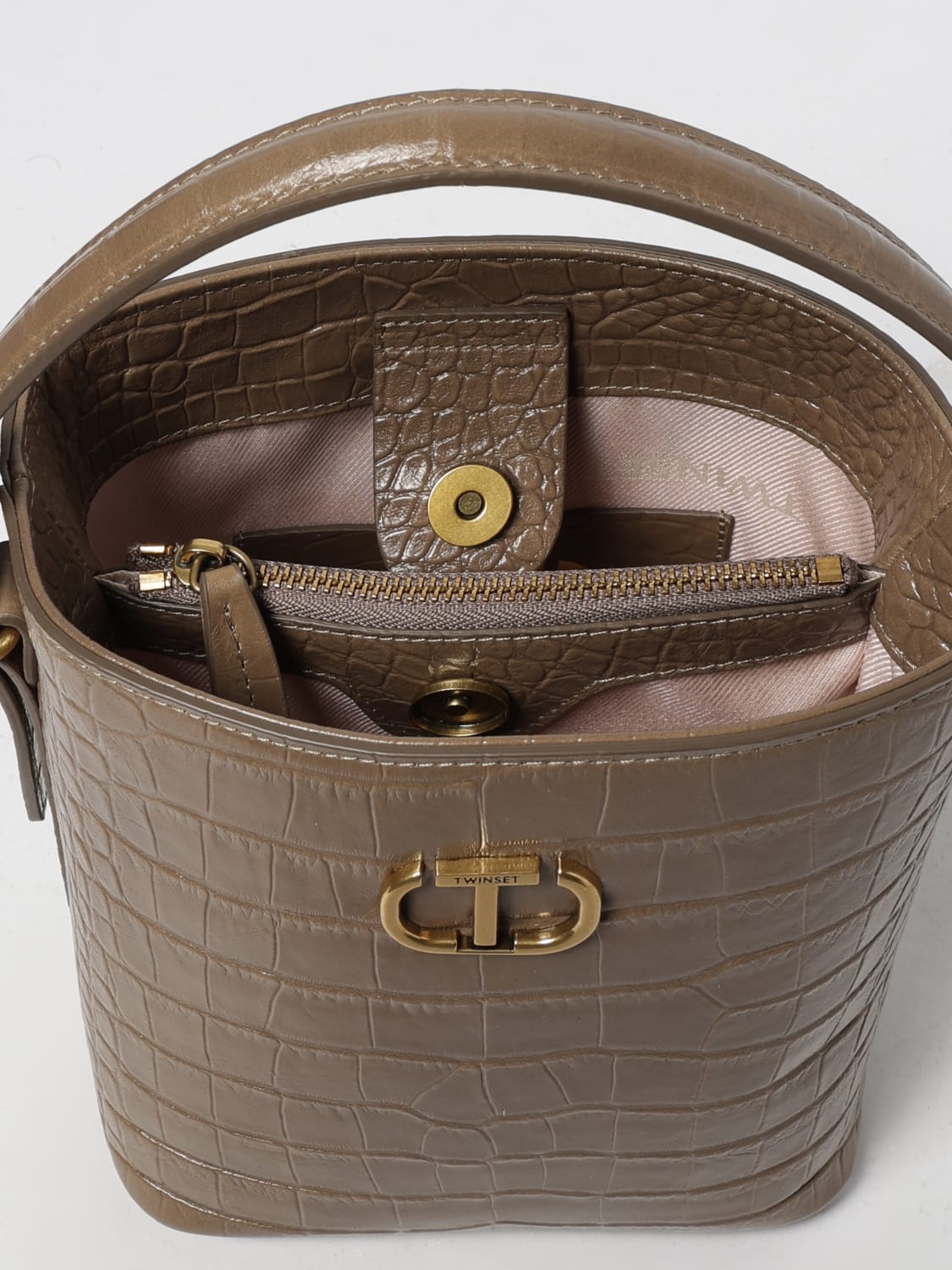 TWINSET HANDTASCHE: Schultertasche damen Twinset, Grau - Img 3